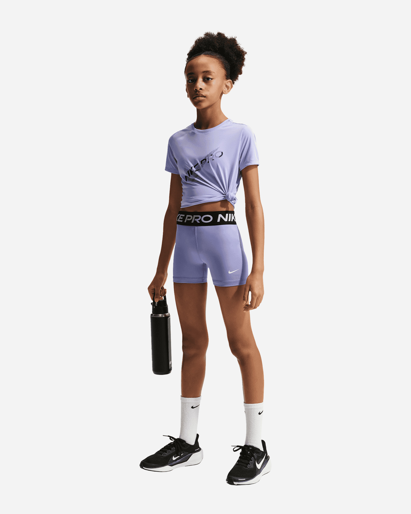 Pantaloncini NIKE PRO JR - Lilla - 1 | Cisalfa Sport