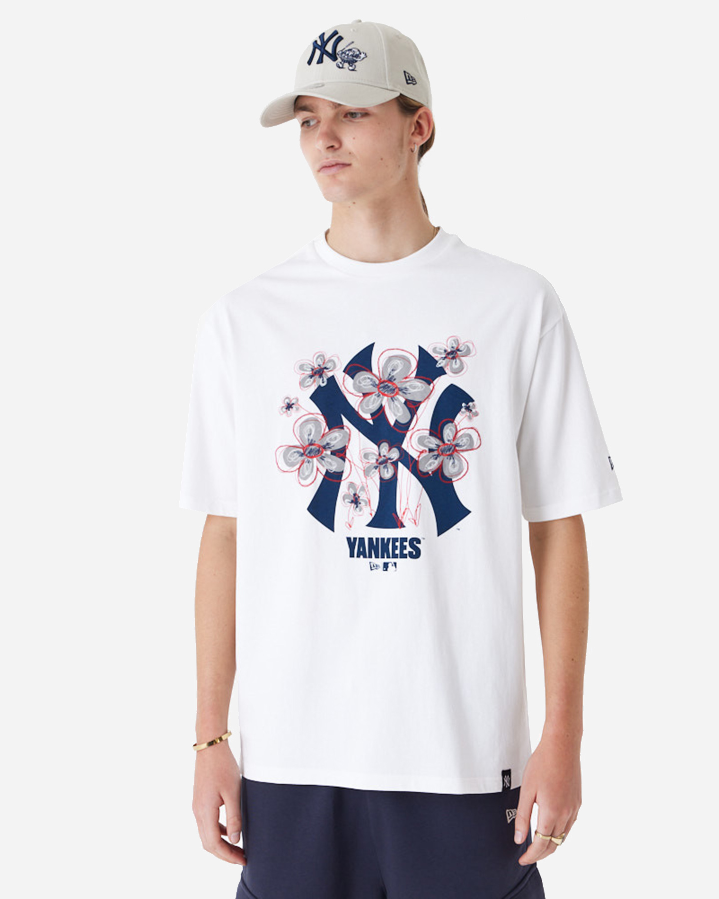 Image of New Era Mlb Floral New York Yankees M - T-shirt - Uomo
