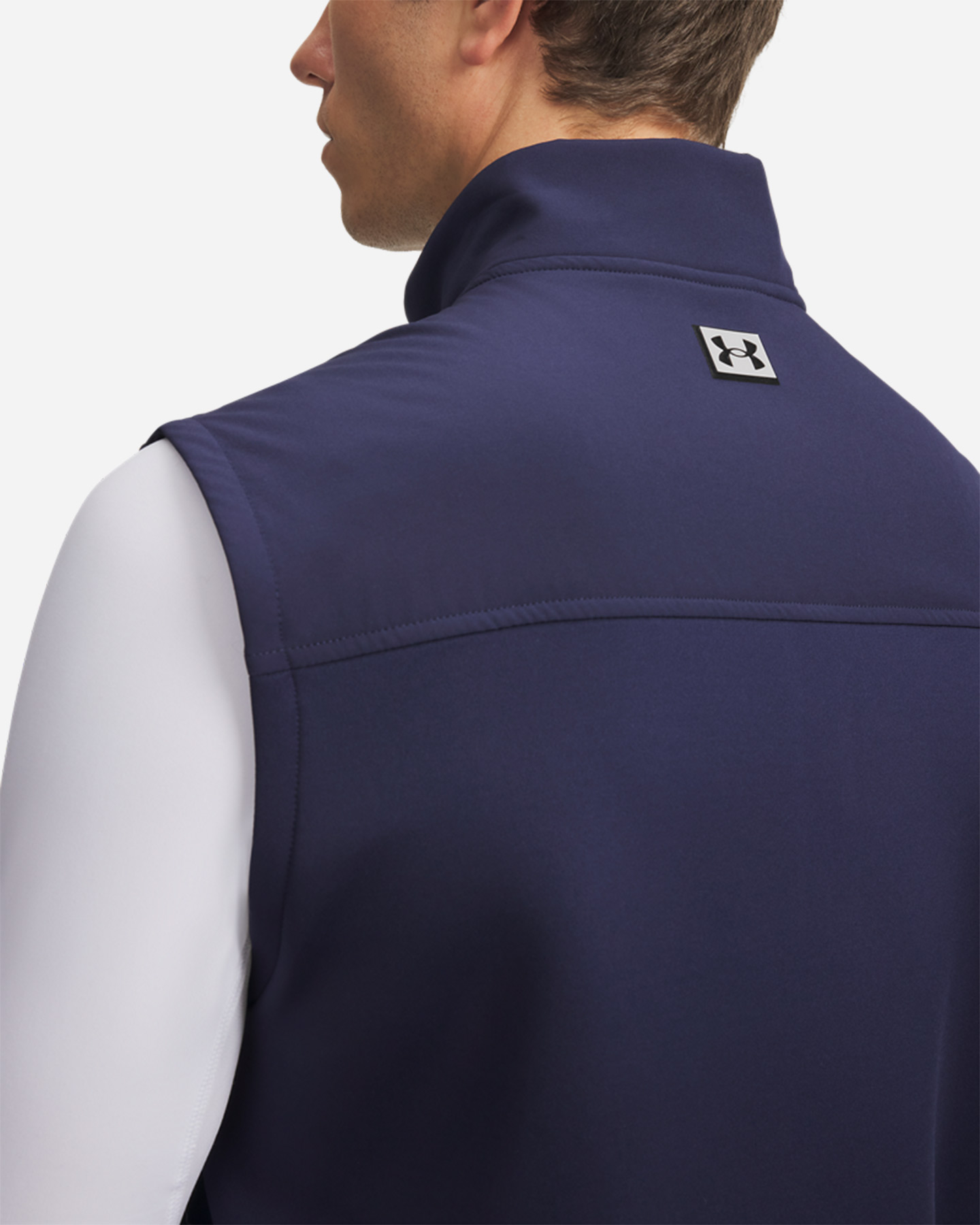 Felpa UNDER ARMOUR DRIVE PRO HYBRID M - Blu Navy - 2 | Cisalfa Sport