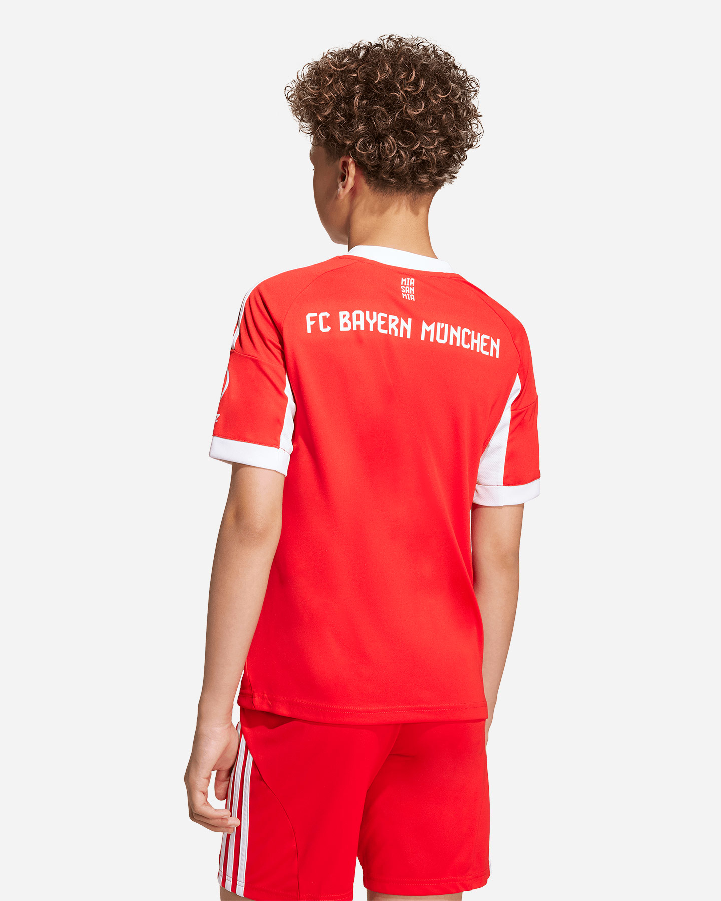 Maglia calcio ufficiale ADIDAS BAYERN MONACO HOME 25-26 JR - Rosso - 3 | Cisalfa Sport