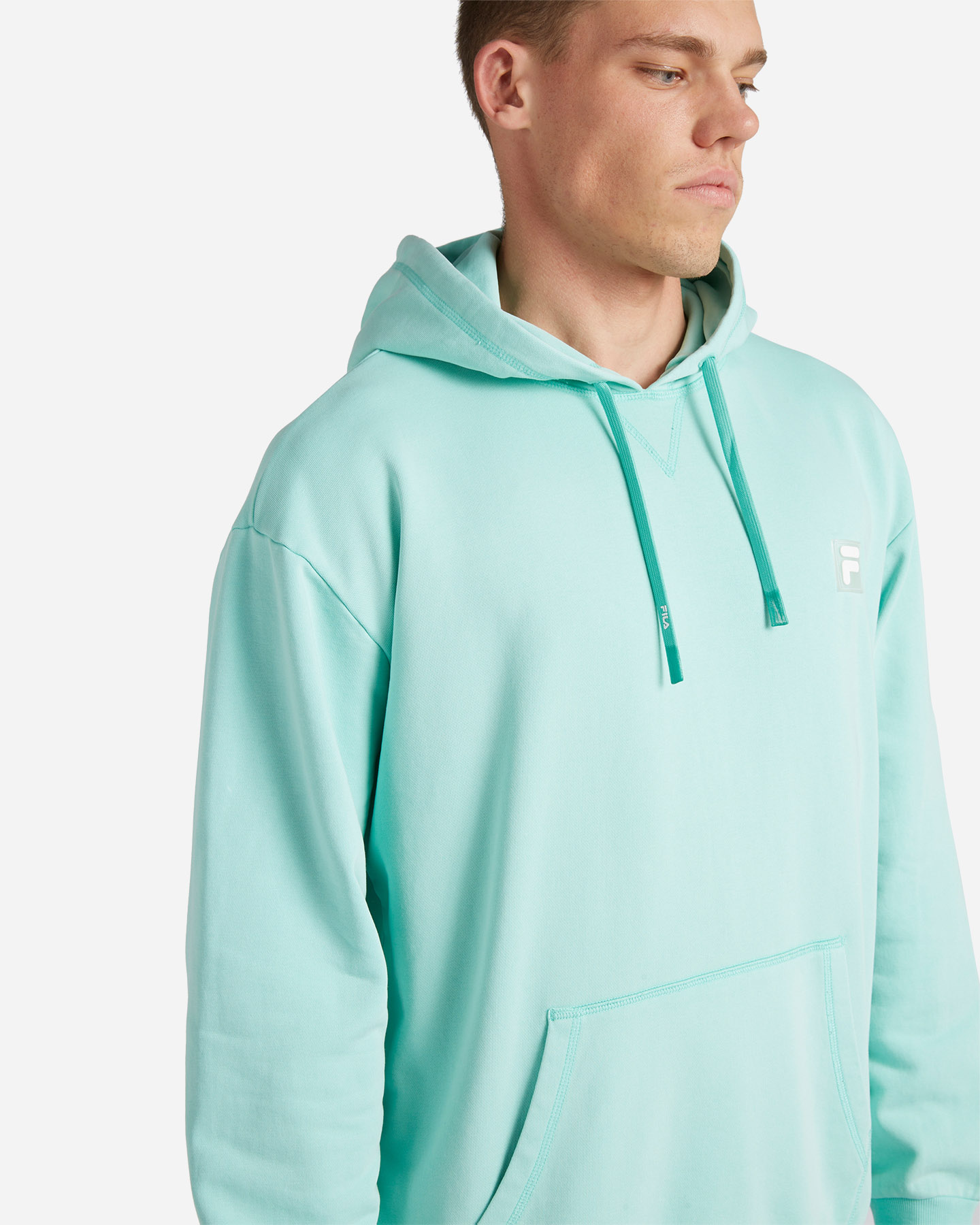 Felpa FILA TRANSPARENT RUBBER F-BOX PATCH M - Azzurro - 4 | Cisalfa Sport