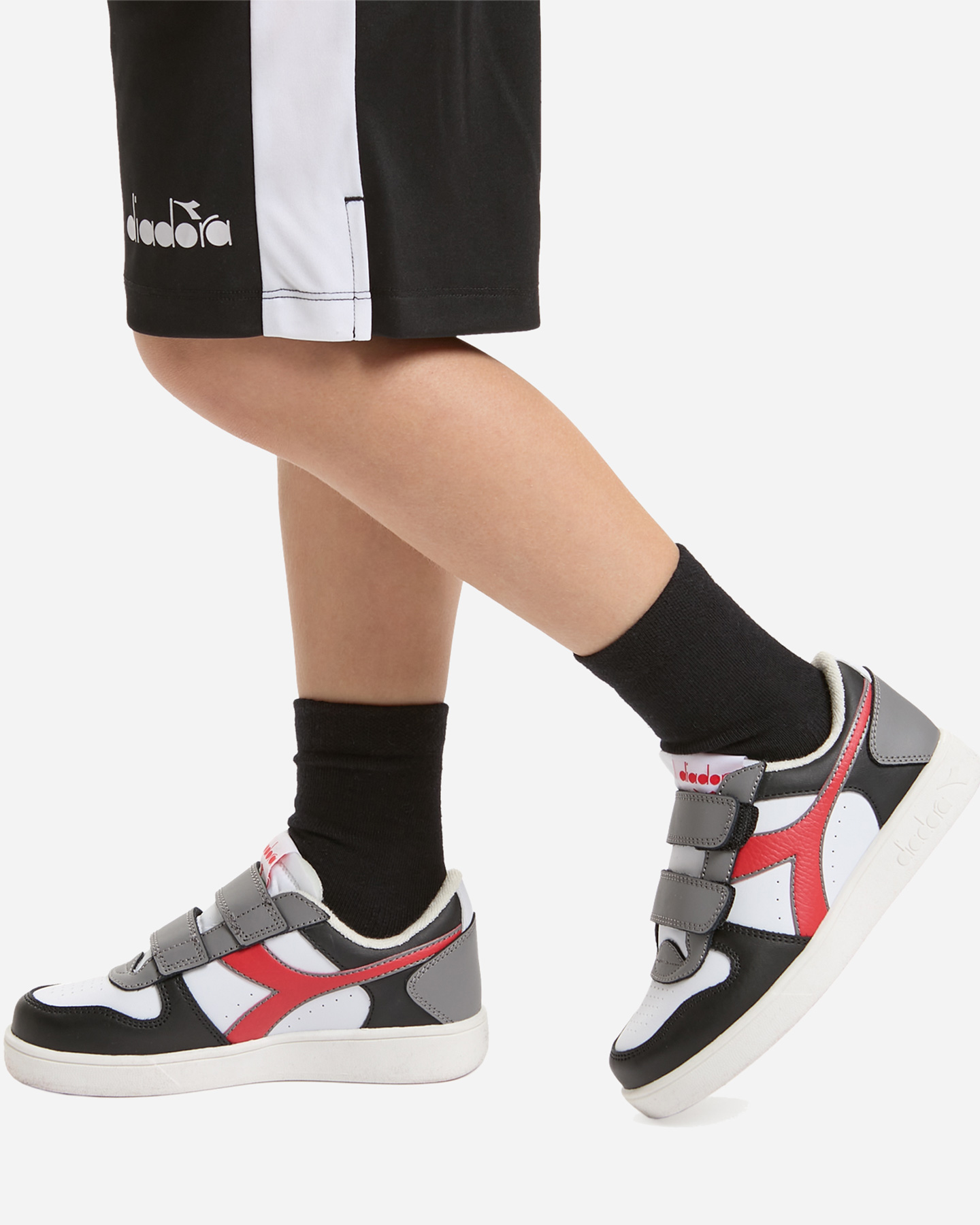 Scarpe sneakers DIADORA MAGIC BASKET LOW PS JR - Bianco - 4 | Cisalfa Sport