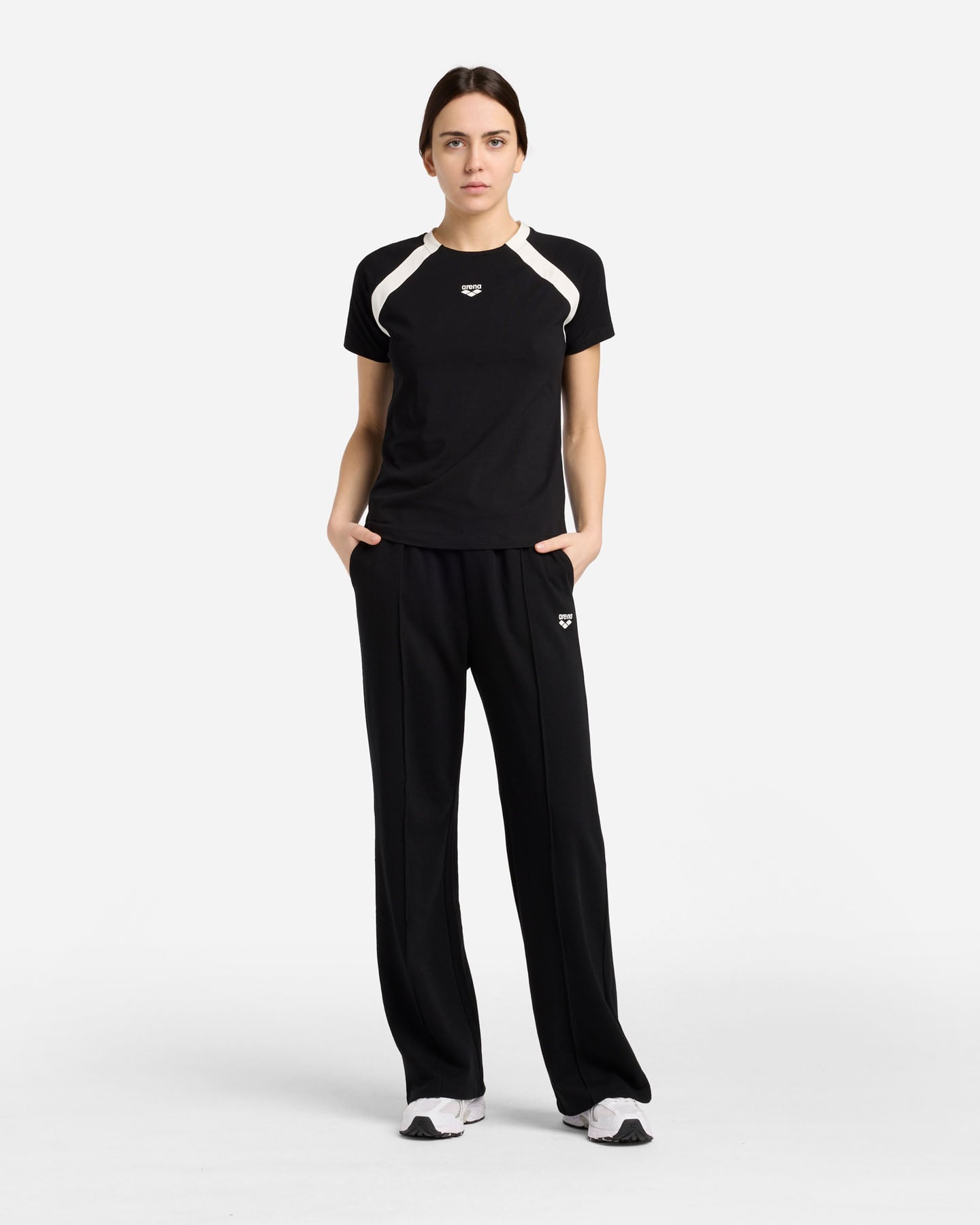 T-shirt ARENA ATHLETIC ESSENTIAL W - Nero - 4 | Cisalfa Sport