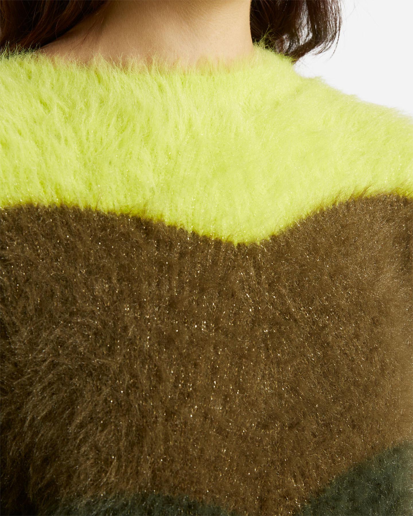 Maglione MISTRAL CHEVRON ON TONE W - Verde - 4 | Cisalfa Sport