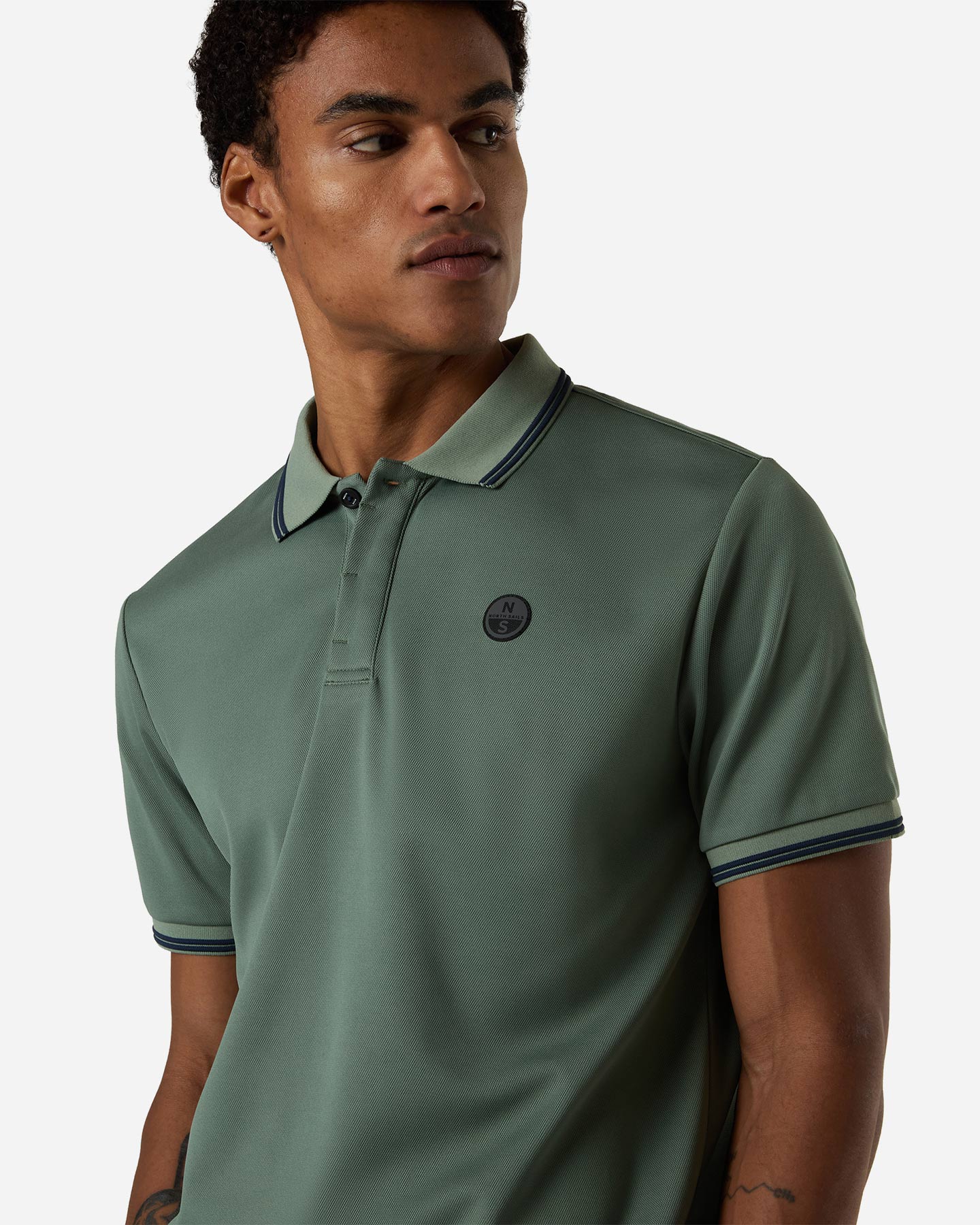 Polo NORTH SAILS PIQUET COOLMAX M - Verde - 3 | Cisalfa Sport