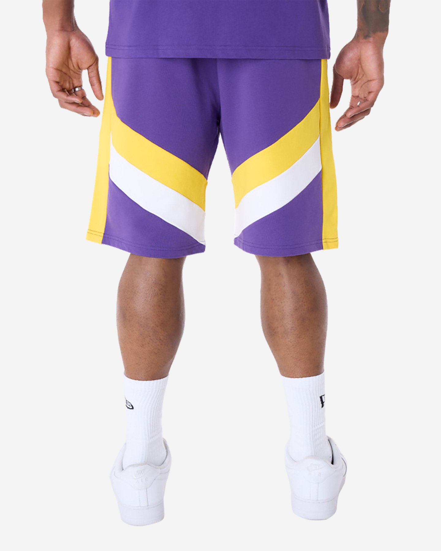 Abbigliamento basket NEW ERA PANEL LAKERS M - Viola - 1 | Cisalfa Sport