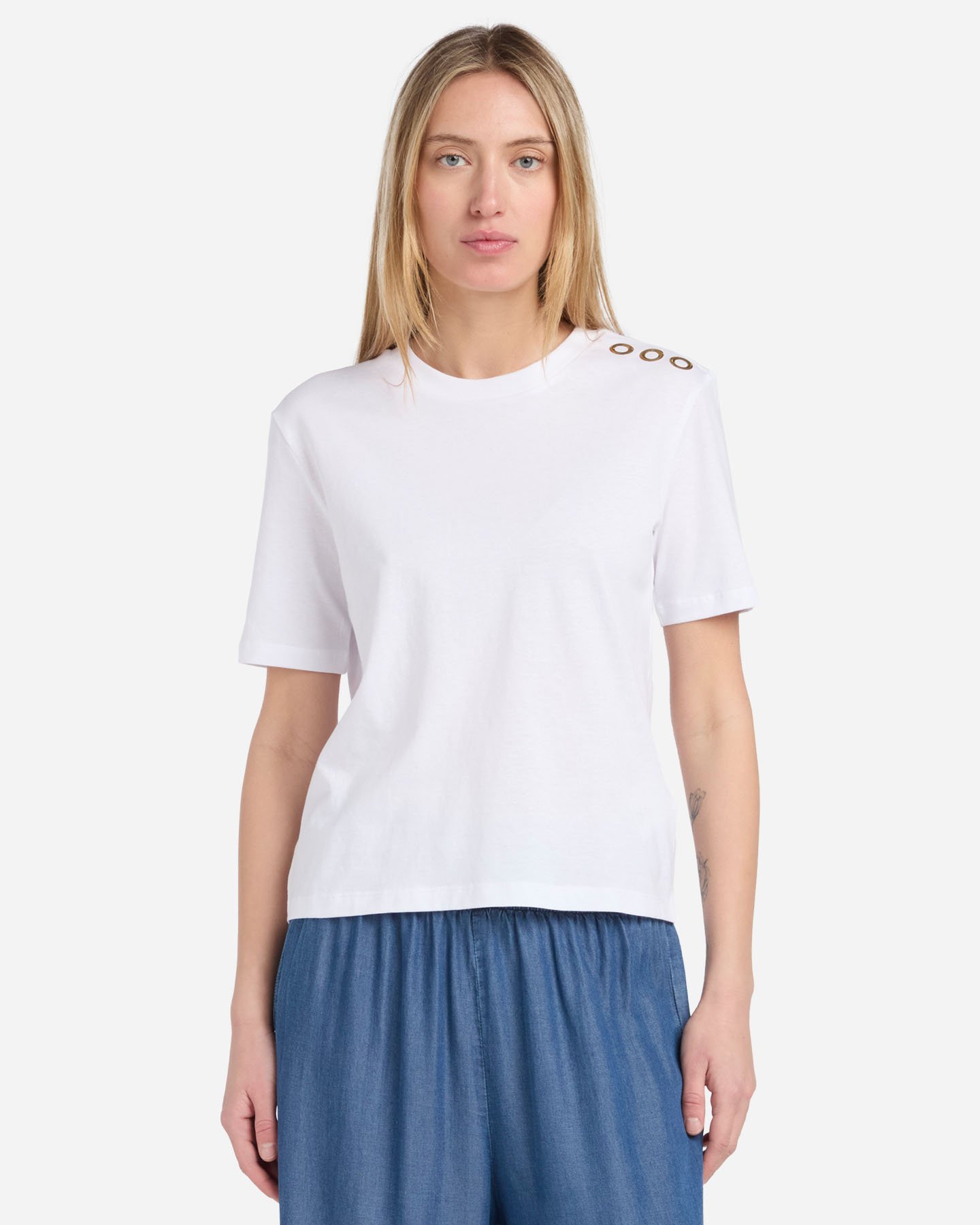 T-shirt DACK'S ESSENTIAL W - Bianco - 1 | Cisalfa Sport