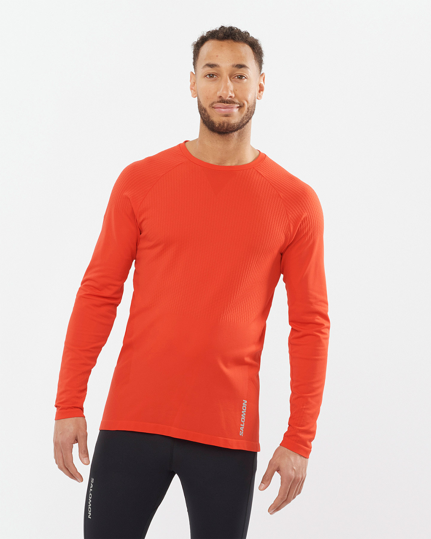 Maglia running SALOMON SENSE M - Rosso - 2 | Cisalfa Sport