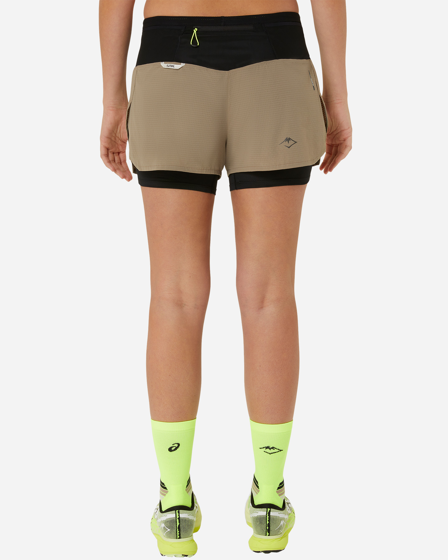 Short running ASICS FUJITRAIL 2-N-1 W - Nero - 2 | Cisalfa Sport