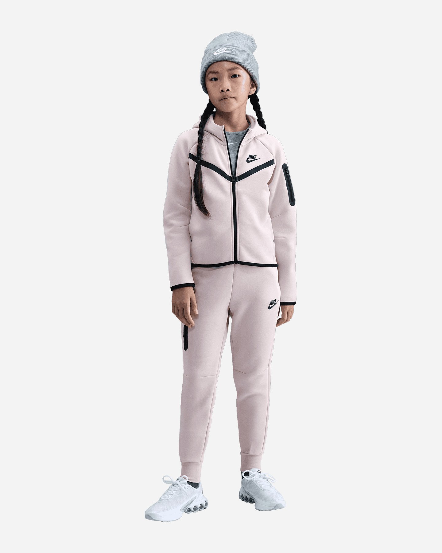 Felpa NIKE TECH FLEECE 2 JR - Rosa - 1 | Cisalfa Sport