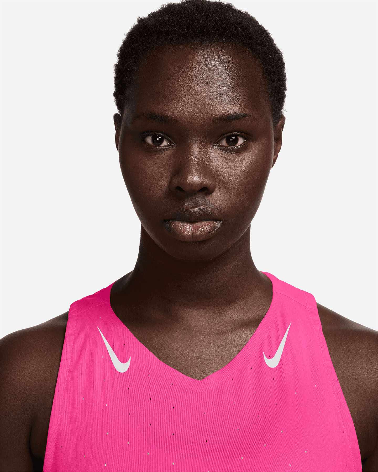 Canotta running NIKE AEROSWIFT W - Fucsia - 4 | Cisalfa Sport