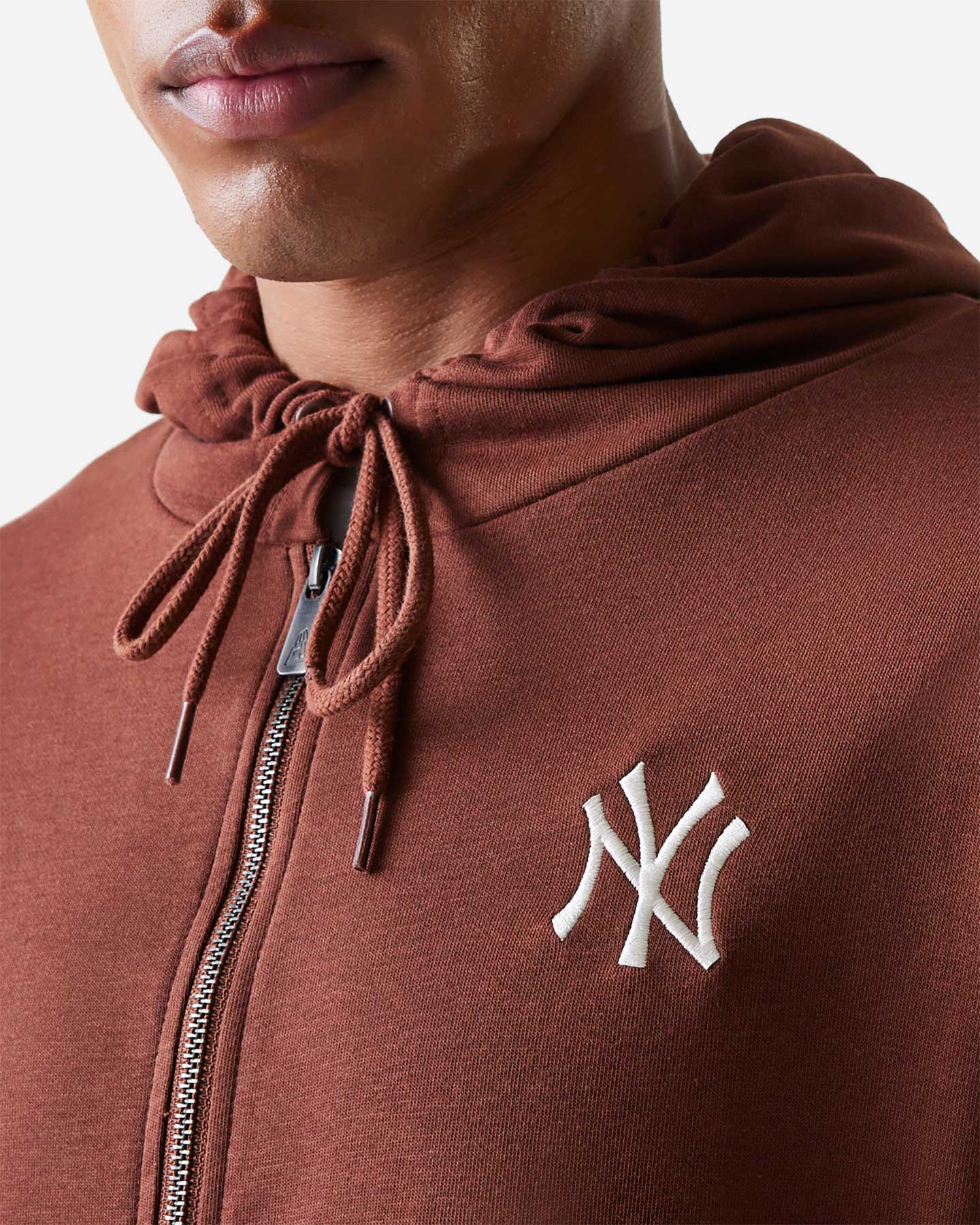 Felpa NEW ERA SMALL LOGO YANKEES M - Marrone - 4 | Cisalfa Sport