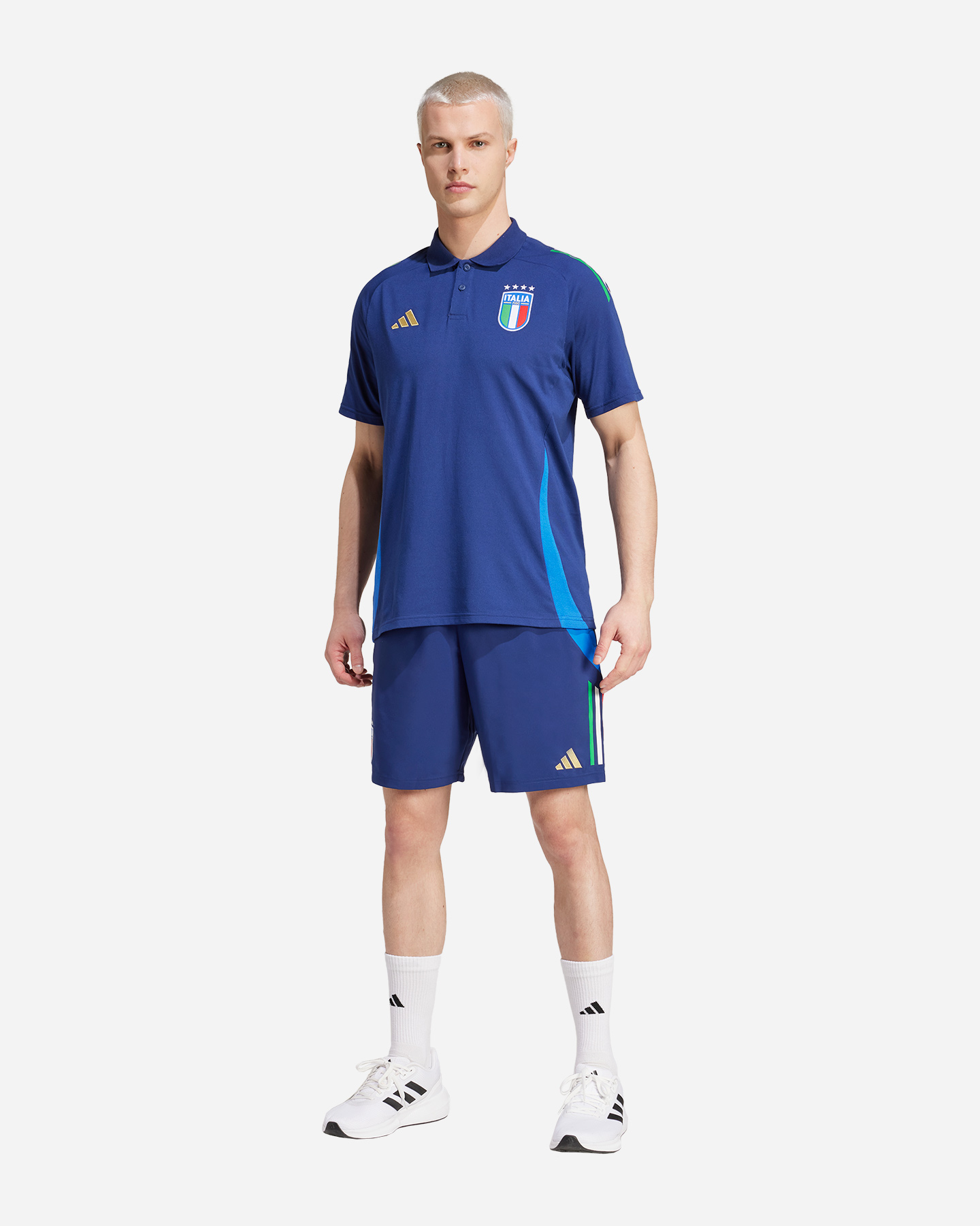 Abbigliamento calcio ufficiale ADIDAS ITALIA FIGC M - Blu Navy - 3 | Cisalfa Sport