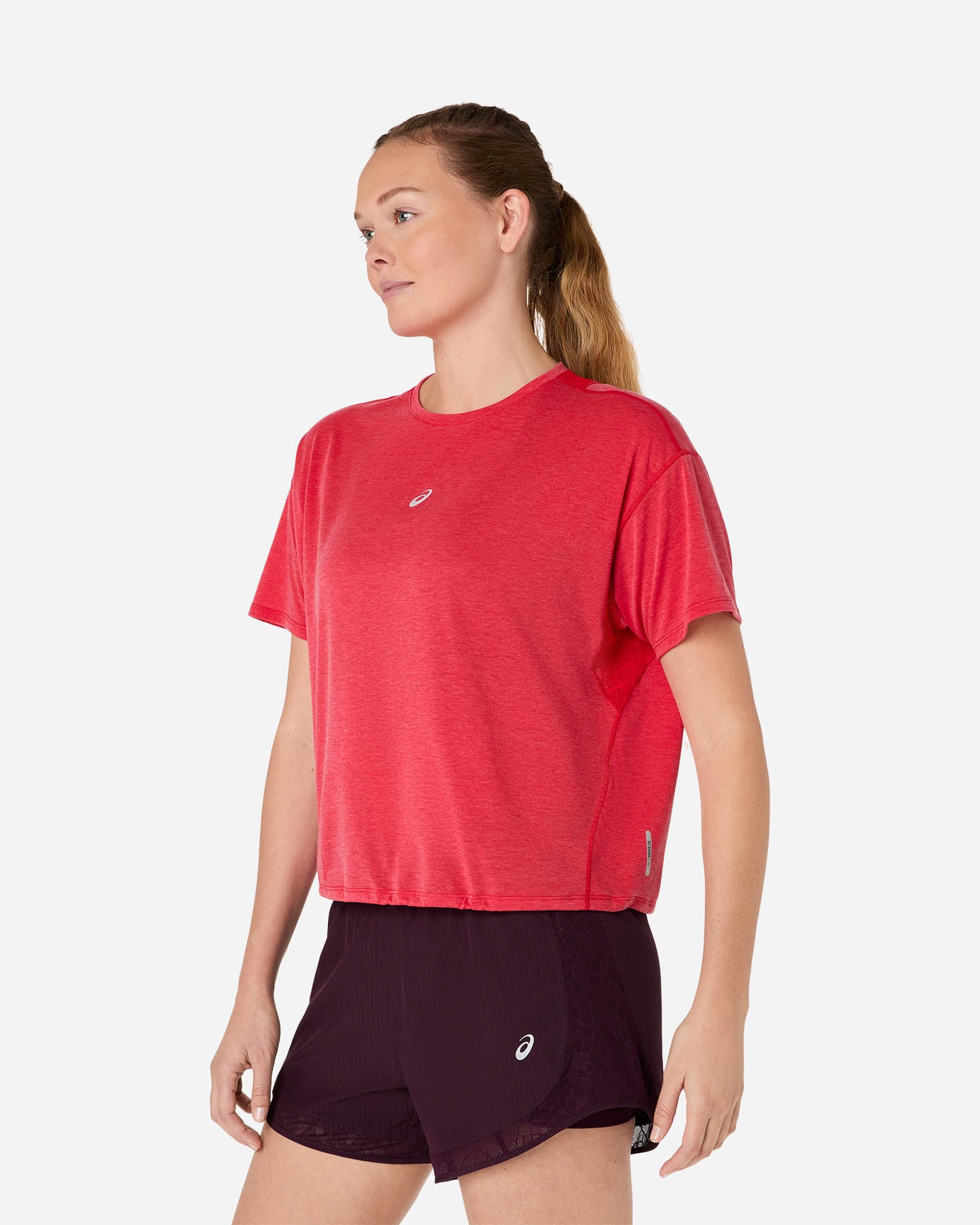 T-shirt running ASICS NAGINO RUN W - Rosso - 2 | Cisalfa Sport