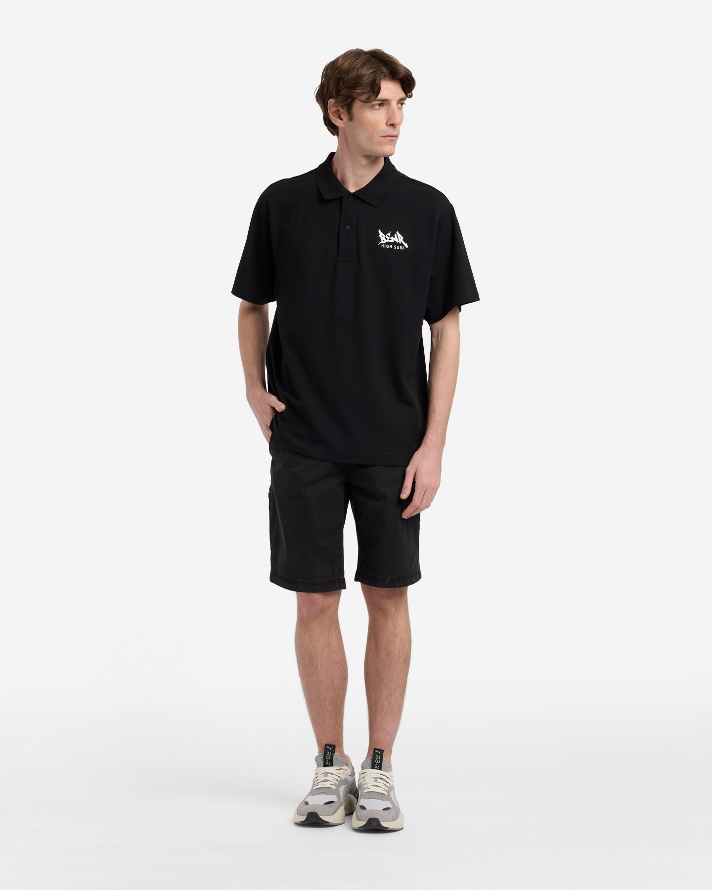 Polo BEAR ICONIC SURF M - Nero - 2 | Cisalfa Sport