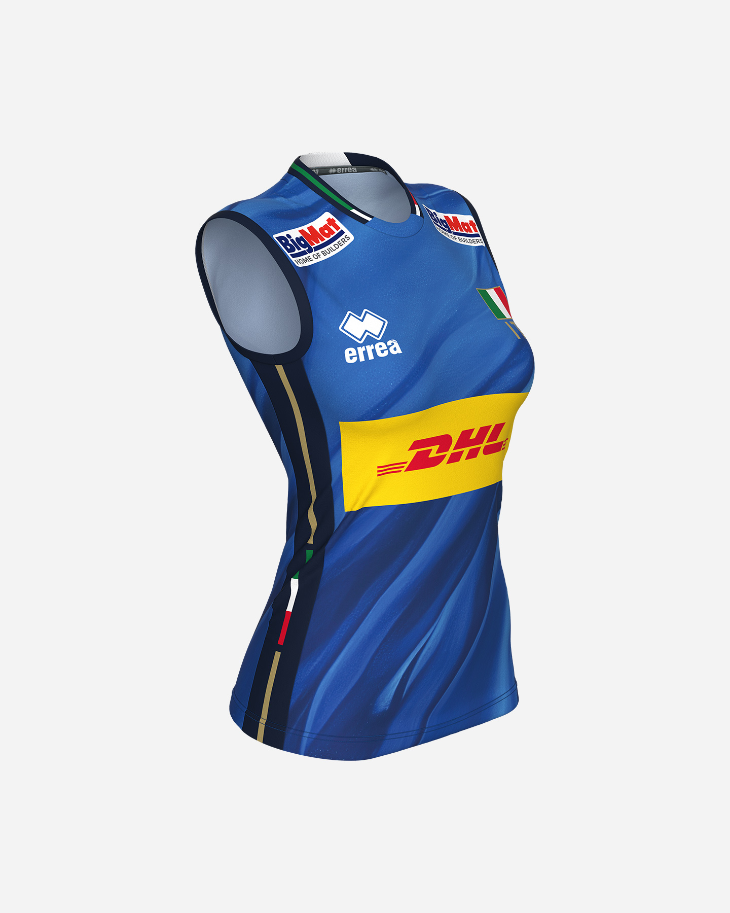 Maglia volley ERREA UFFICIALE ITALIA 25 GARA  - Blu - 4 | Cisalfa Sport