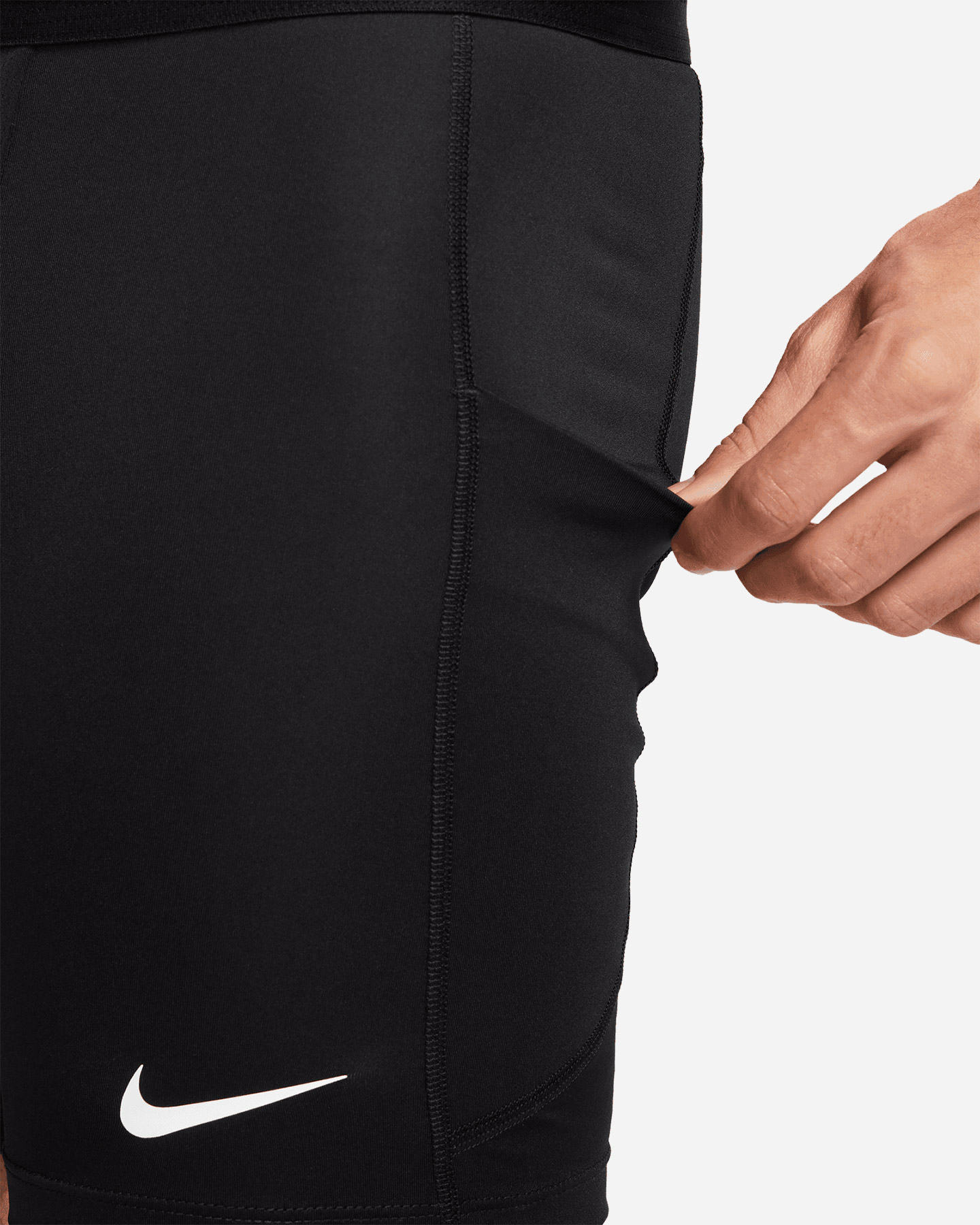 Pantalone training NIKE DRI FIT NK PRO M - Nero - 4 | Cisalfa Sport