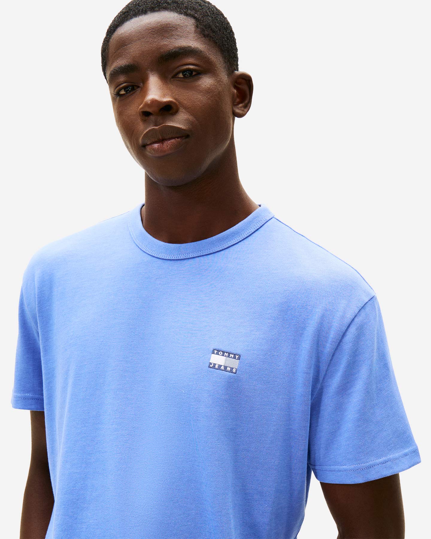 T-shirt TOMMY HILFIGER BADGE LOGO M - Azzurro - 4 | Cisalfa Sport