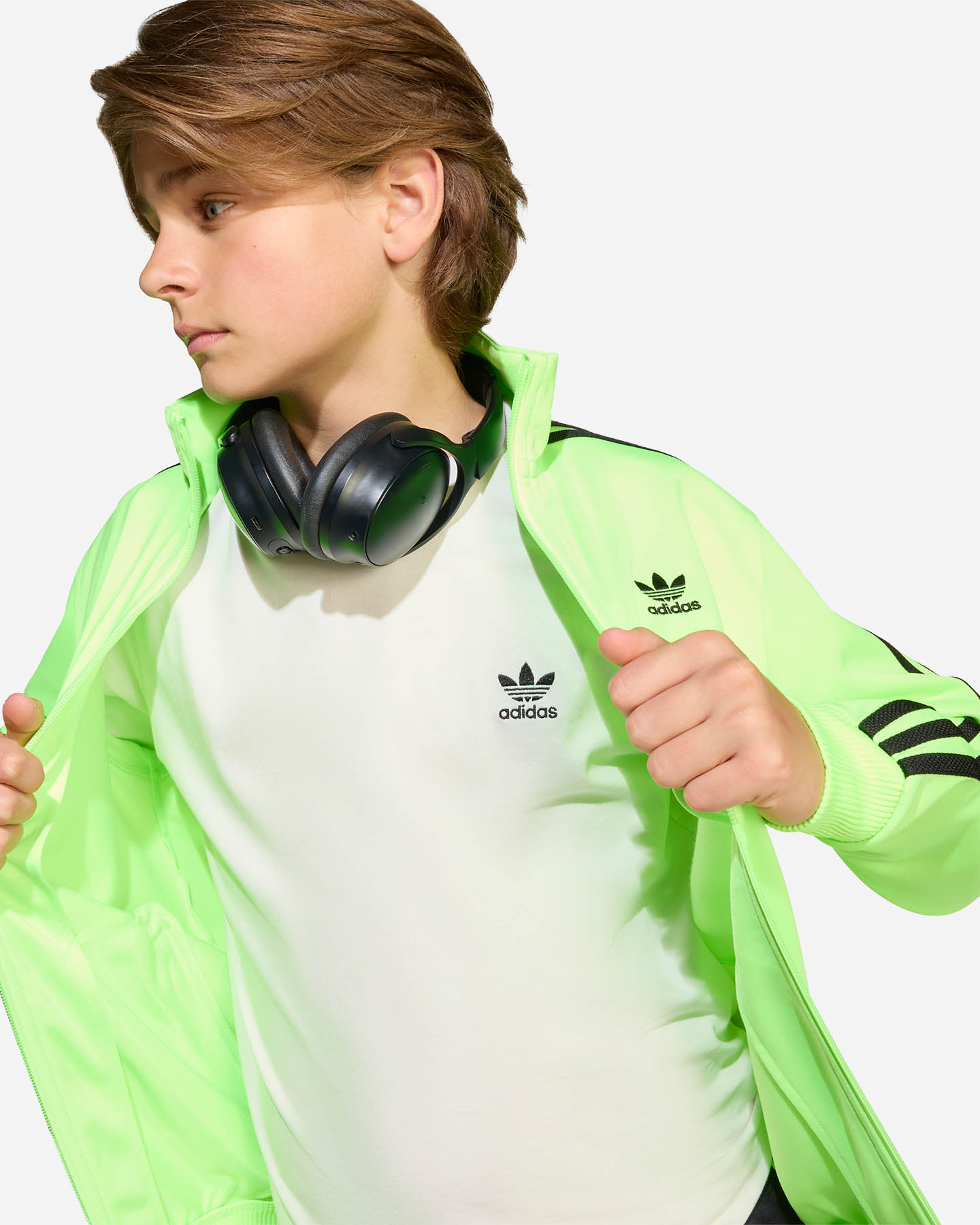 Felpa ADIDAS FIREBIRD JR - Verde - 4 | Cisalfa Sport