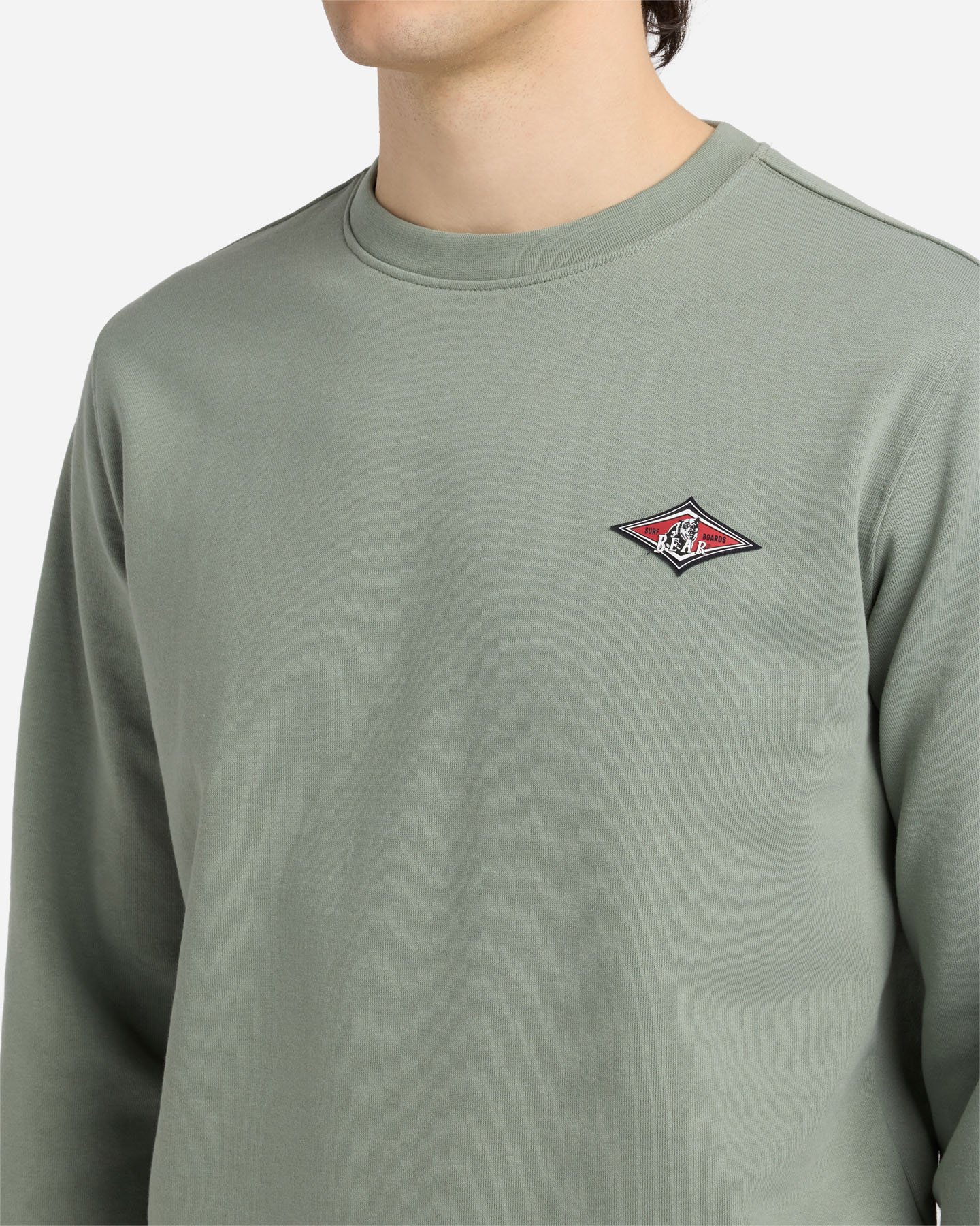 Felpa BEAR ICONIC SURF M - Verde - 5 | Cisalfa Sport