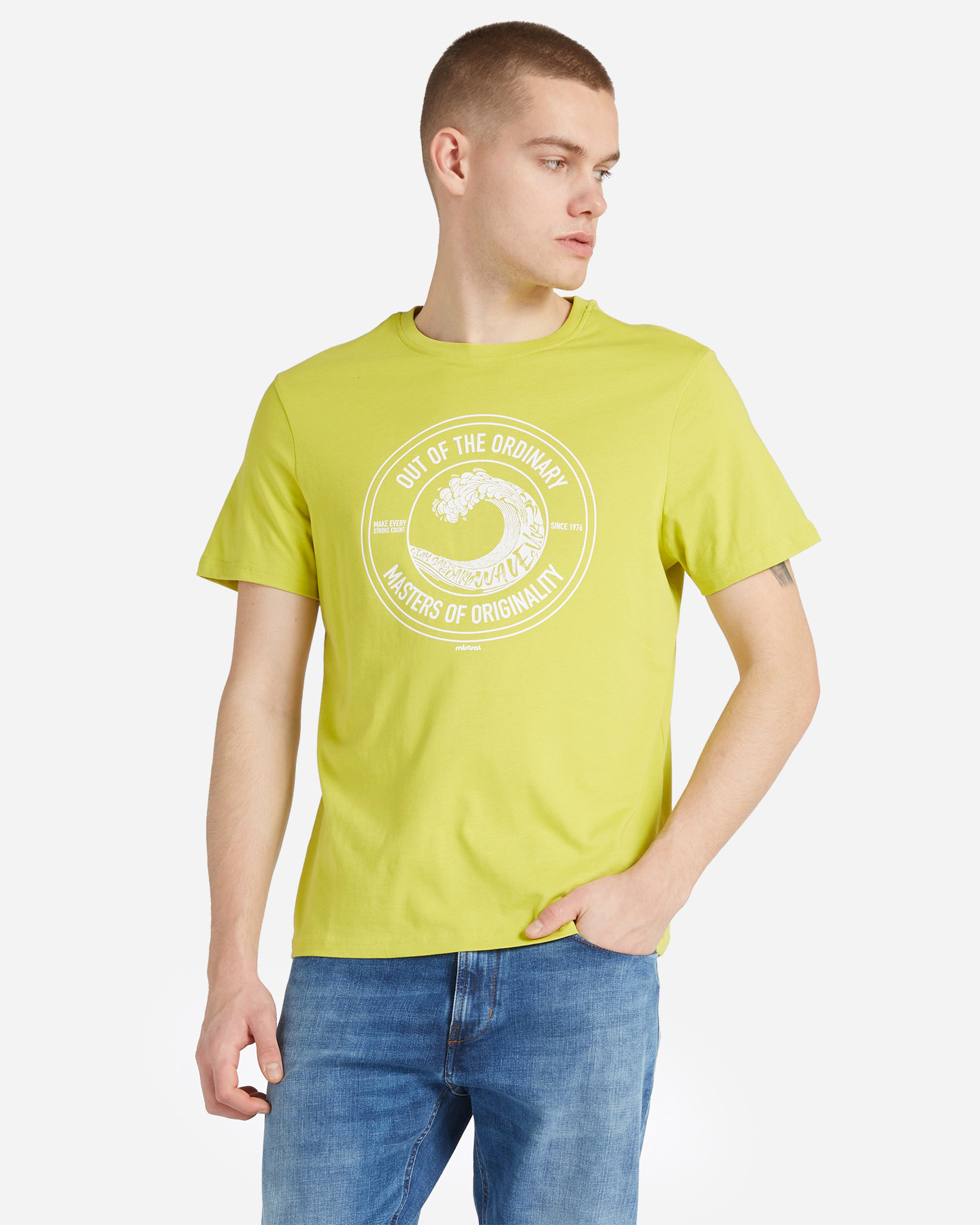 T-shirt MISTRAL LOGO M - Giallo - 0 | Cisalfa Sport