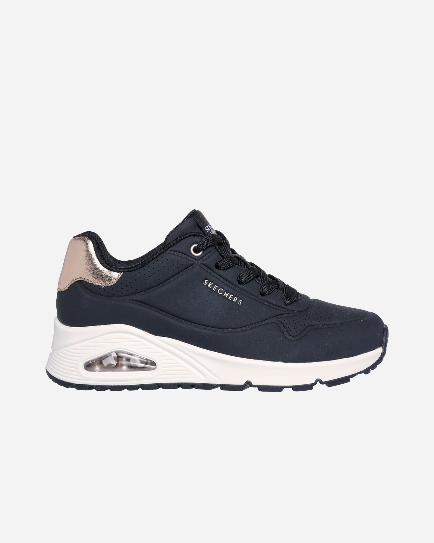 Scarpe sneakers SKECHERS UNO GOLDEN AIR W - Nero - 0 | Cisalfa Sport