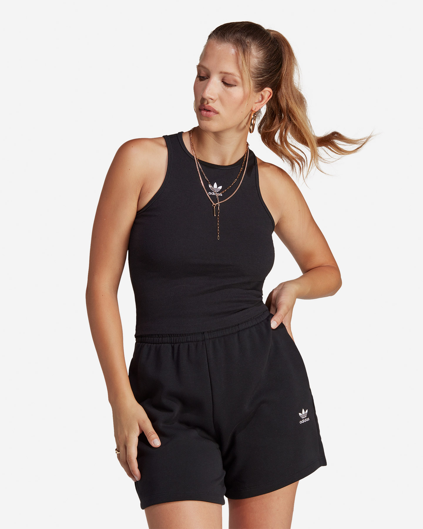 Canotta ADIDAS ORIGINAL SMALL LOGO W - Nero - 1 | Cisalfa Sport