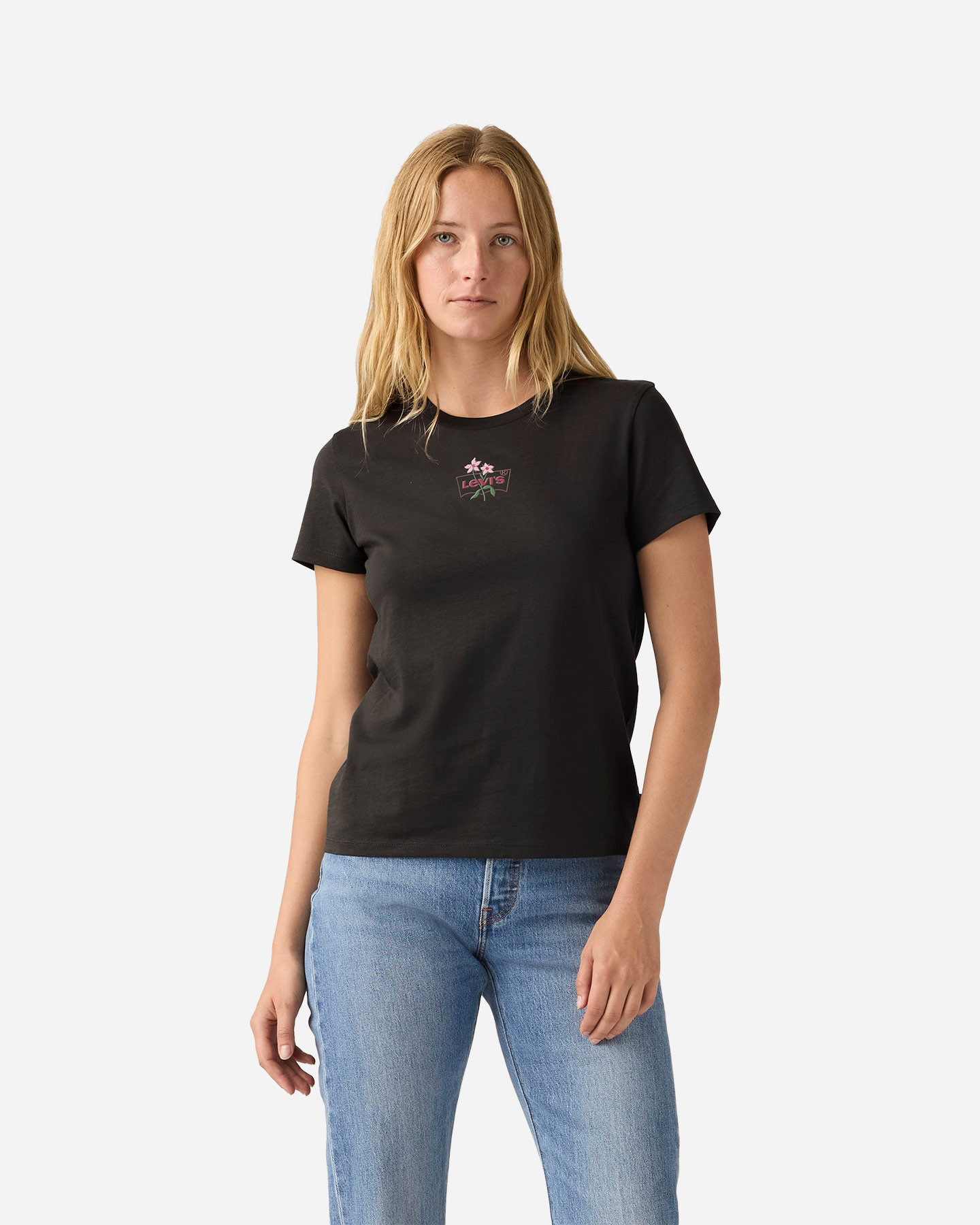 T-shirt LEVI'S BATWING FLOWERS W - Nero - 2 | Cisalfa Sport
