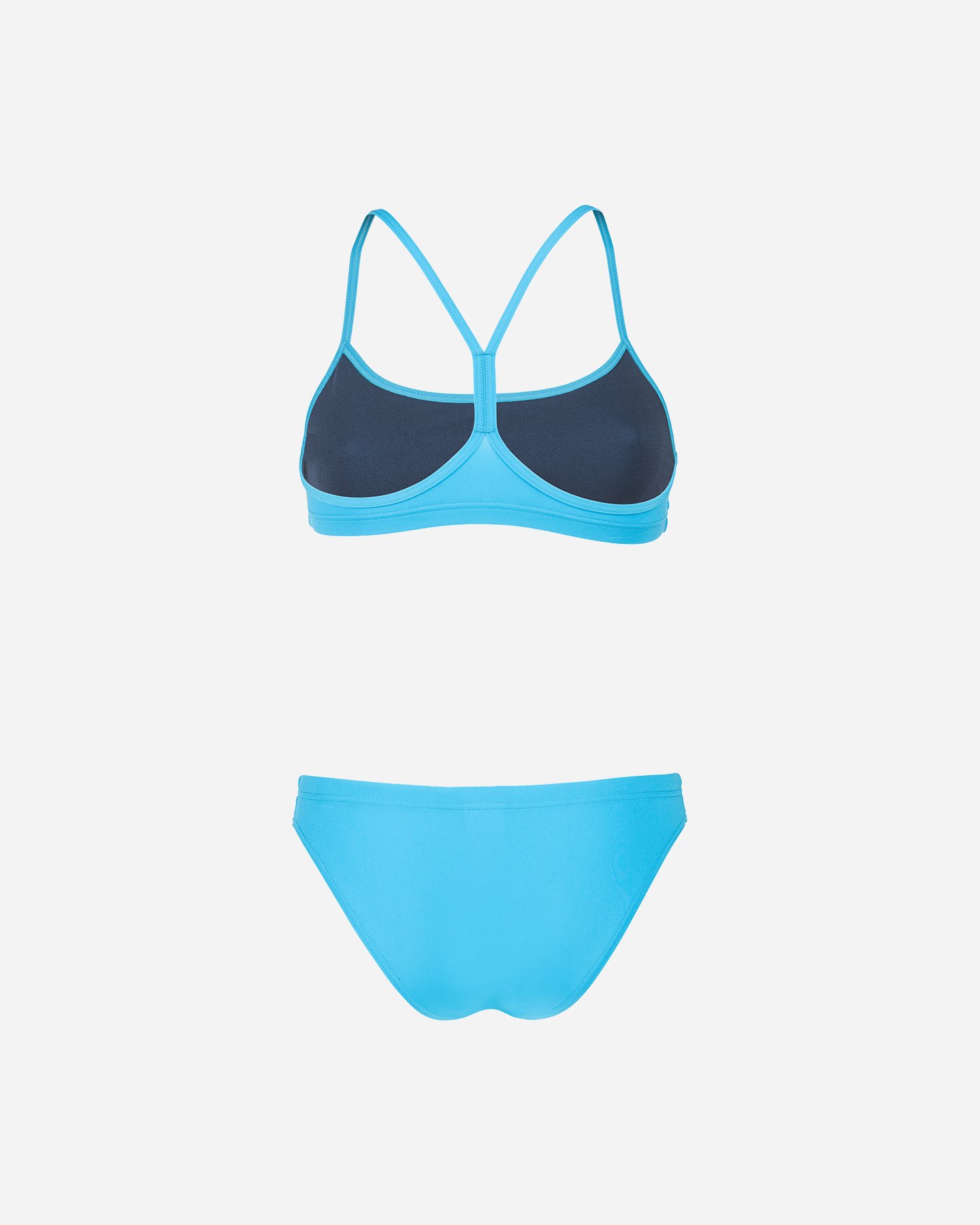Costume piscina ARENA BANDEAU SOLID W - Azzurro - 1 | Cisalfa Sport