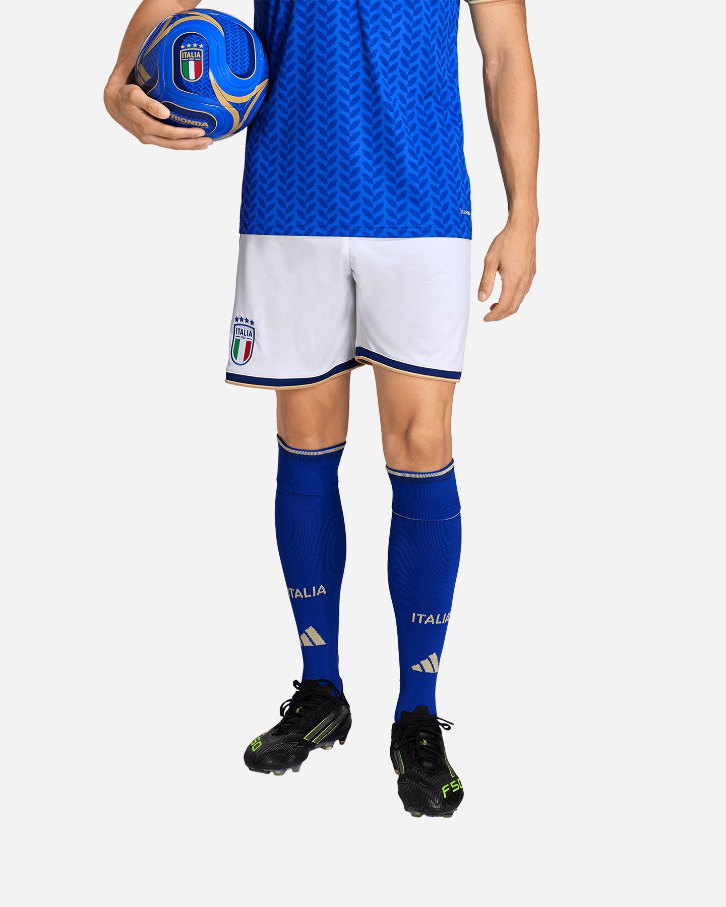 Pantaloncini calcio ufficiali ADIDAS ITALIA FIGC HOME M - Bianco - 1 | Cisalfa Sport