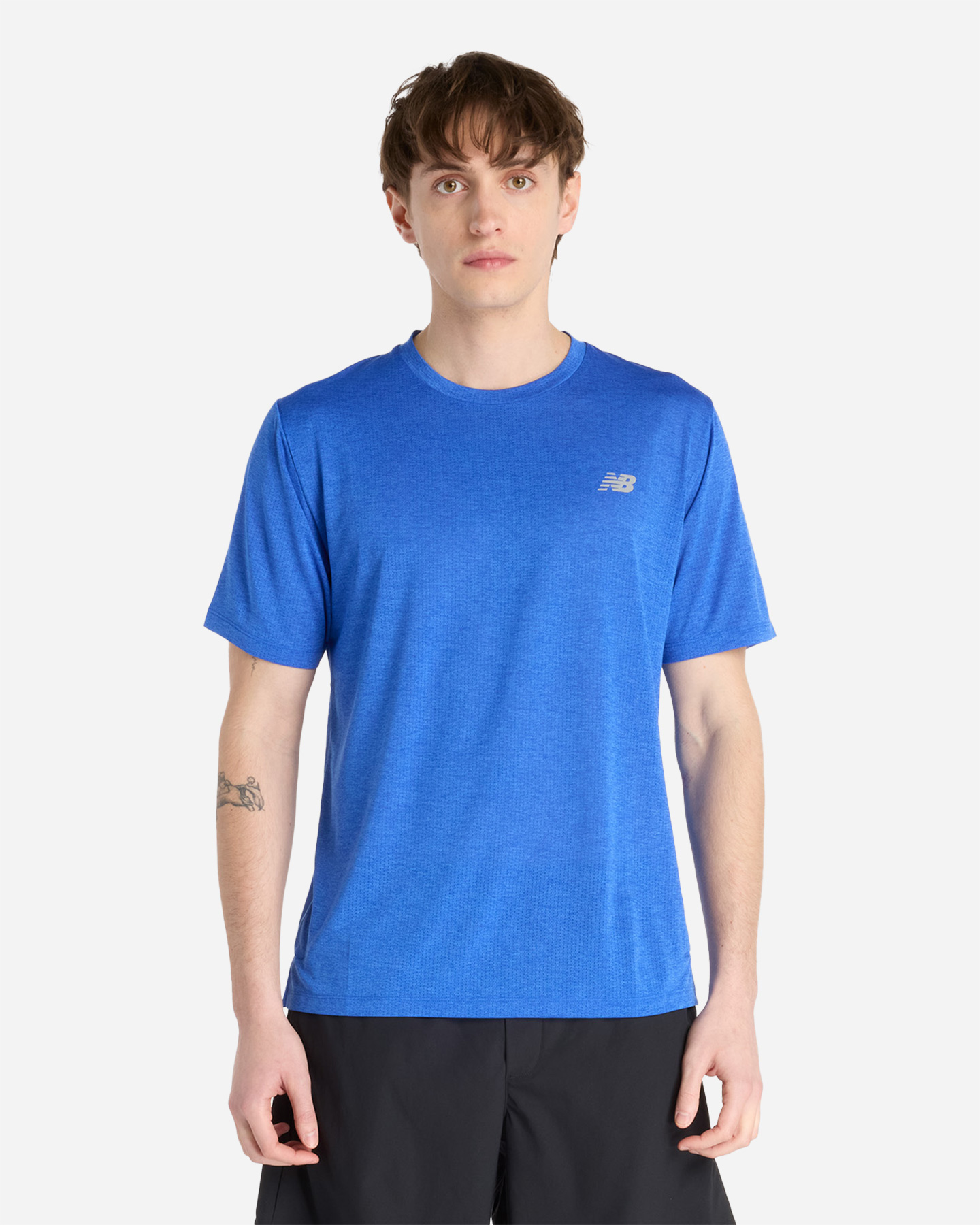T-shirt running NEW BALANCE ATLETHICS M - Blu - 0 | Cisalfa Sport