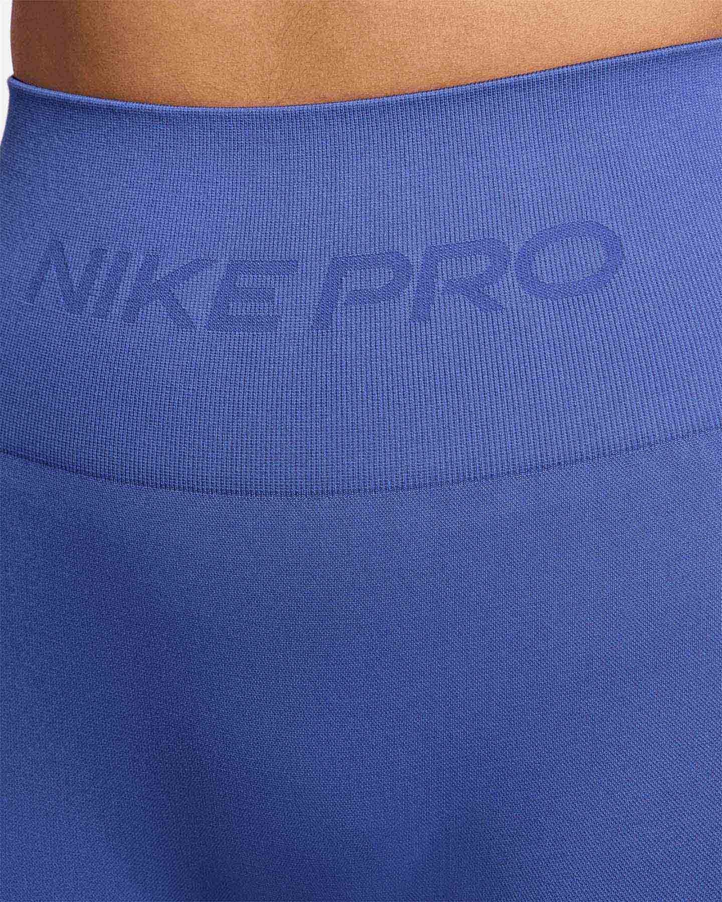 Leggings NIKE SEAMLESS PRO 7/8 HR W - Blu - 2 | Cisalfa Sport