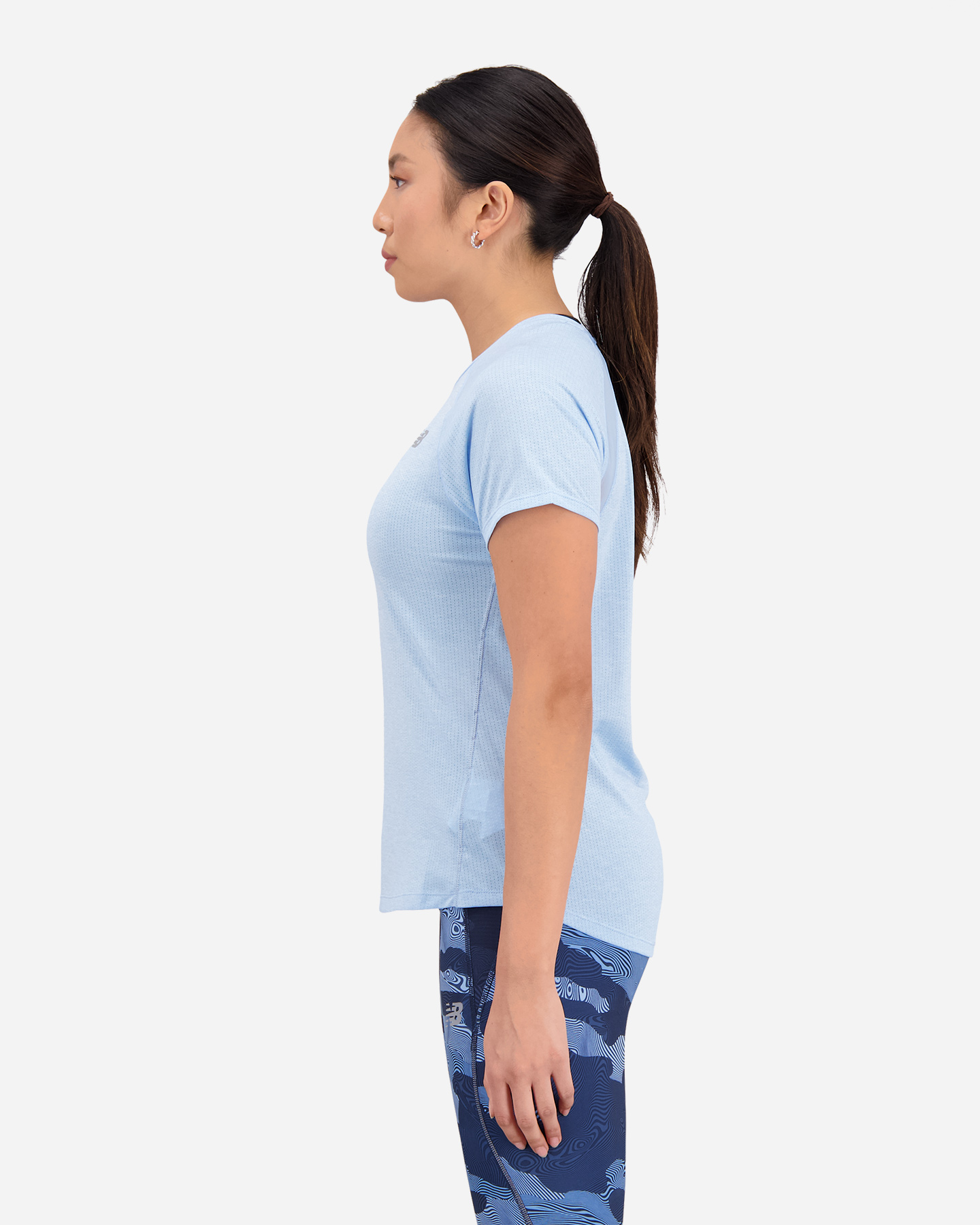 T-shirt running NEW BALANCE IMPACT RUN W - Azzurro - 1 | Cisalfa Sport