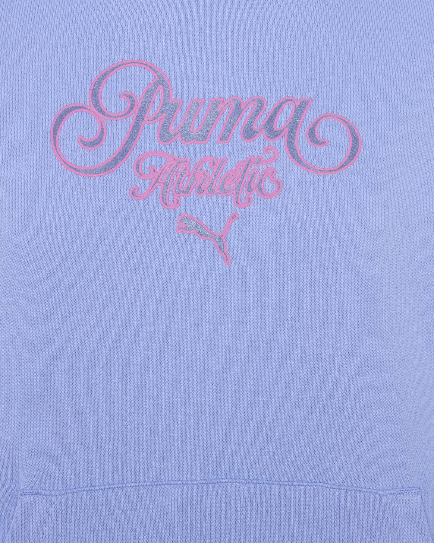 Felpa PUMA BASIC W - Lilla - 2 | Cisalfa Sport