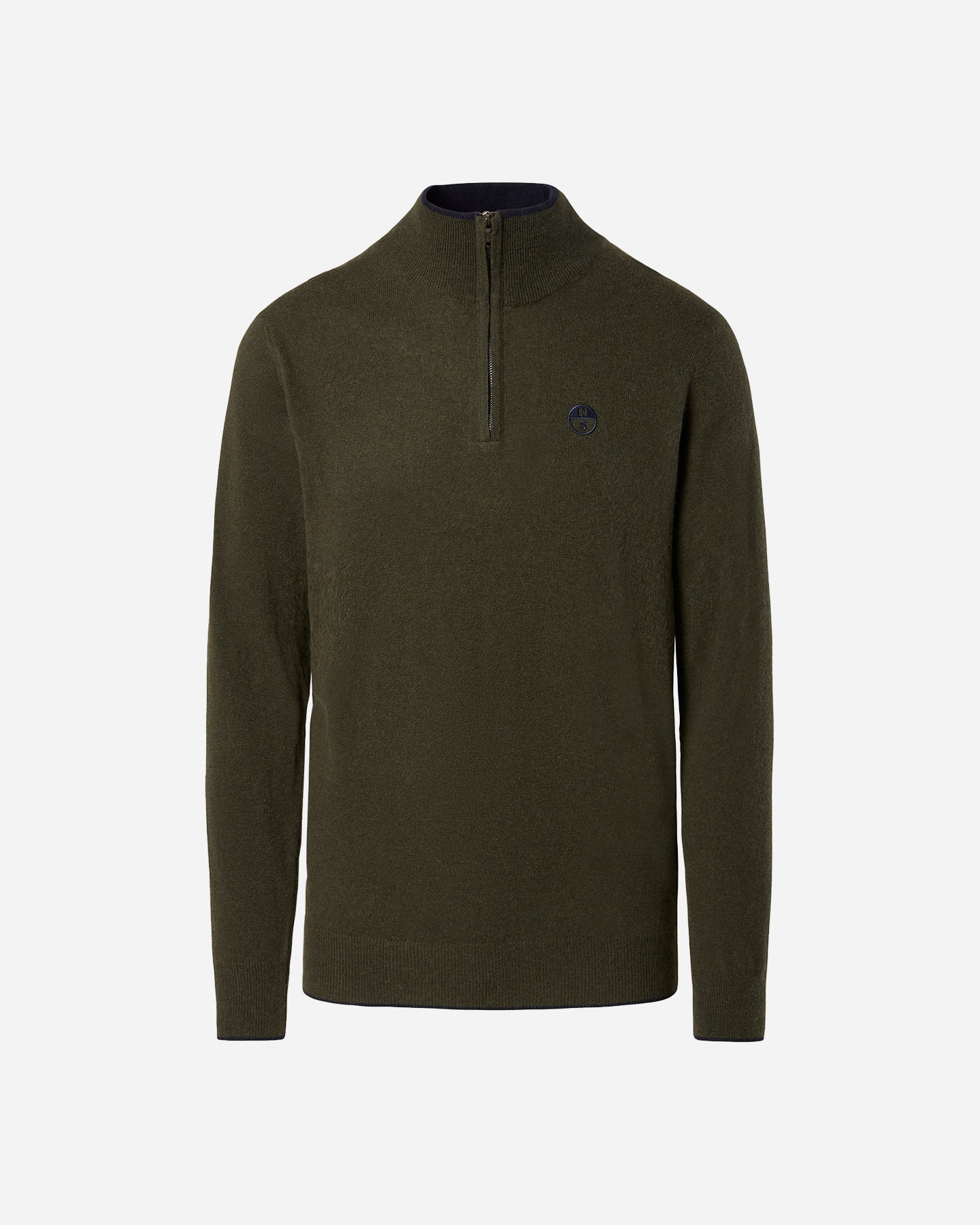 Maglione NORTH SAILS ZIP COTTON M - Verde - 0 | Cisalfa Sport