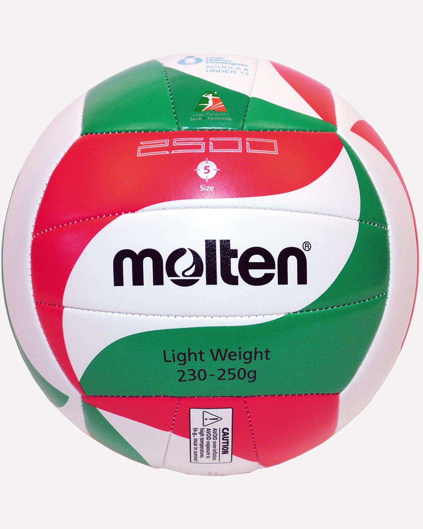 Pallone volley MOLTEN 2500 SCHOOL MIS. 5 - Color mix - 1 | Cisalfa Sport