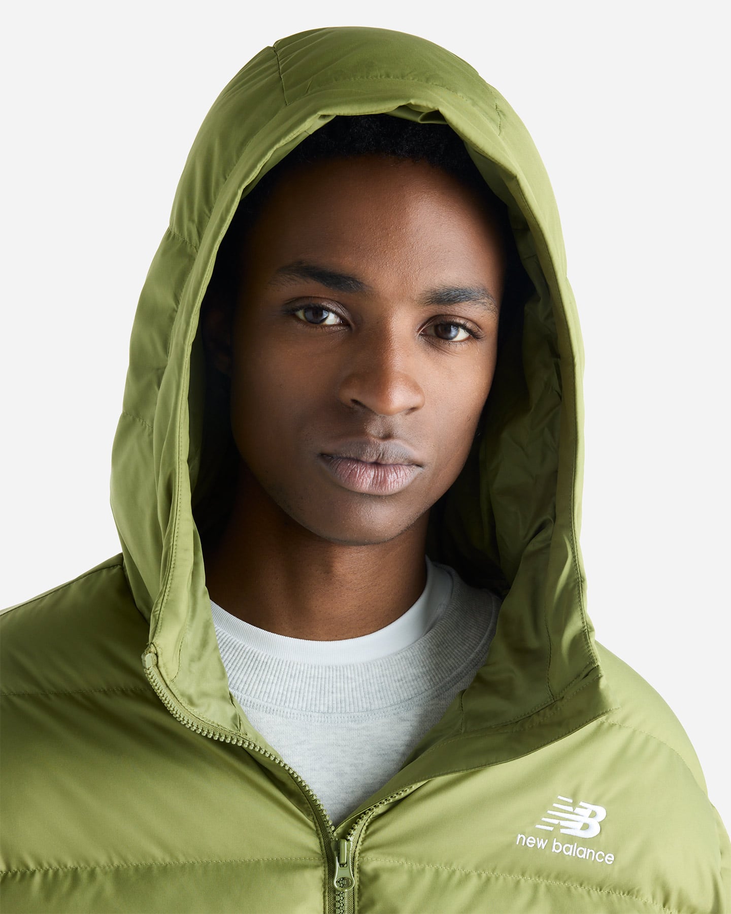Giubbotto NEW BALANCE FAKE DOWN M - Verde - 3 | Cisalfa Sport
