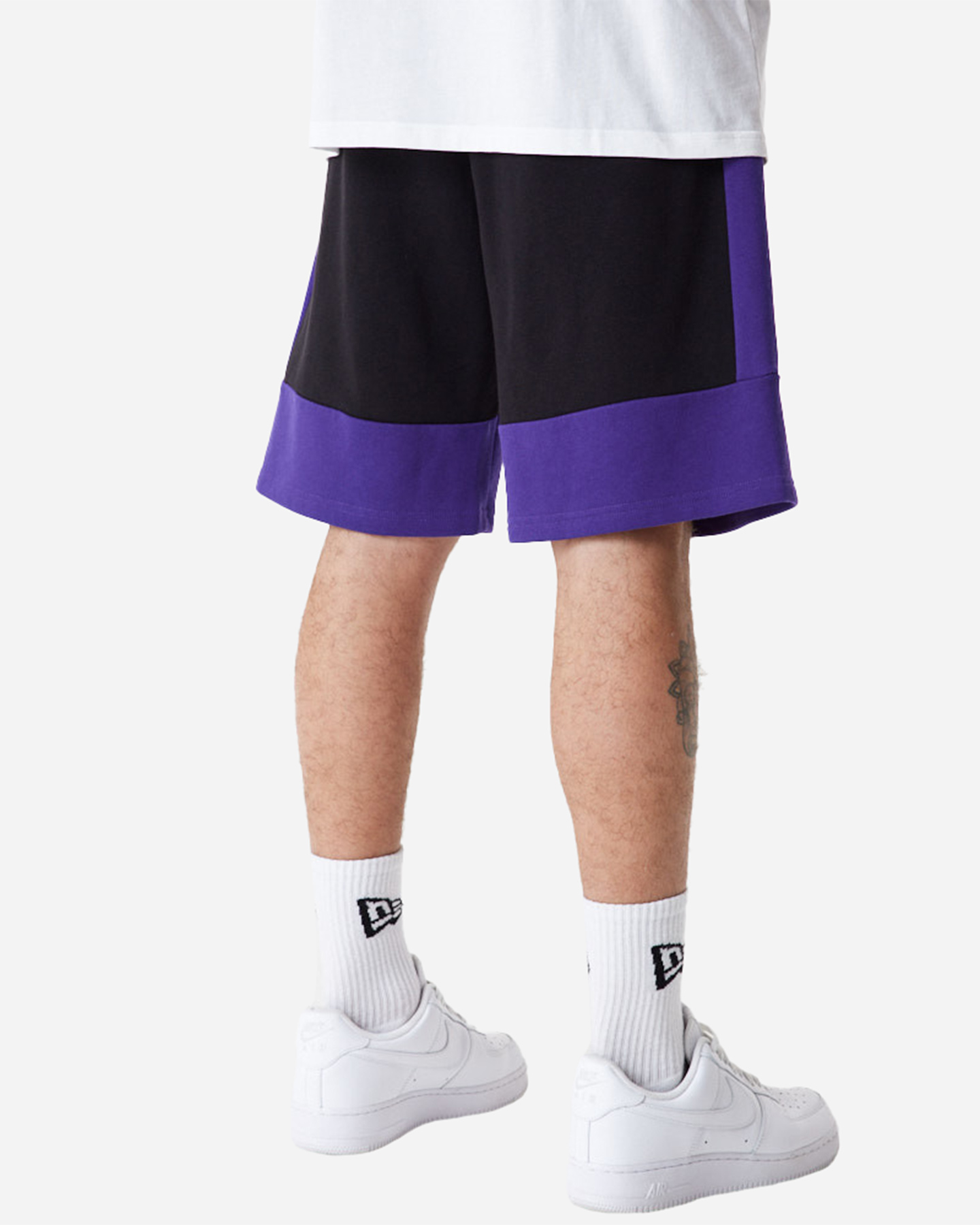 Pantaloncini NEW ERA COLOUR BLOCK LOS ANGELES LAKERS M - Nero - 1 | Cisalfa Sport