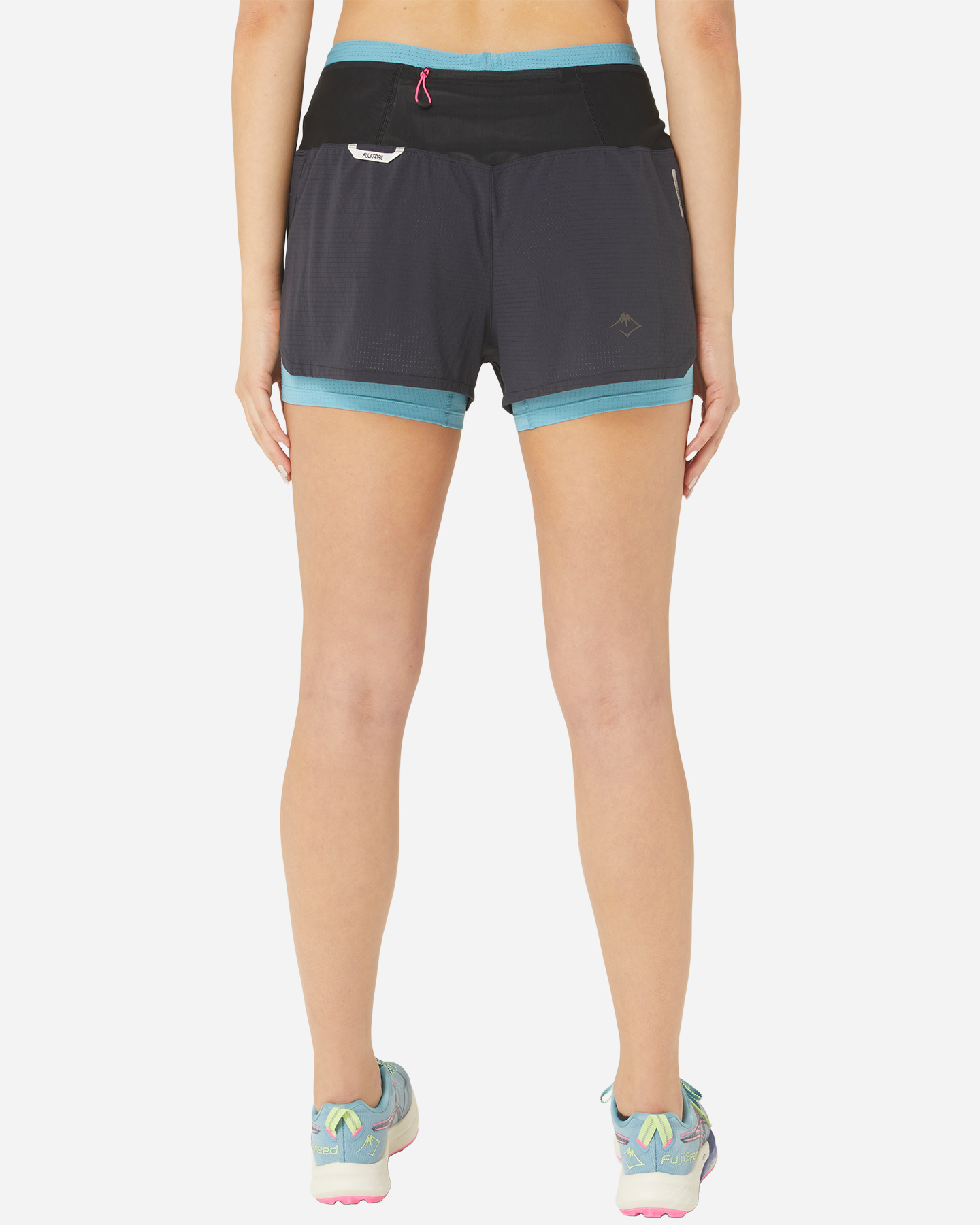 Short running ASICS FUJITRAIL 2-N-1 W - Nero - 1 | Cisalfa Sport