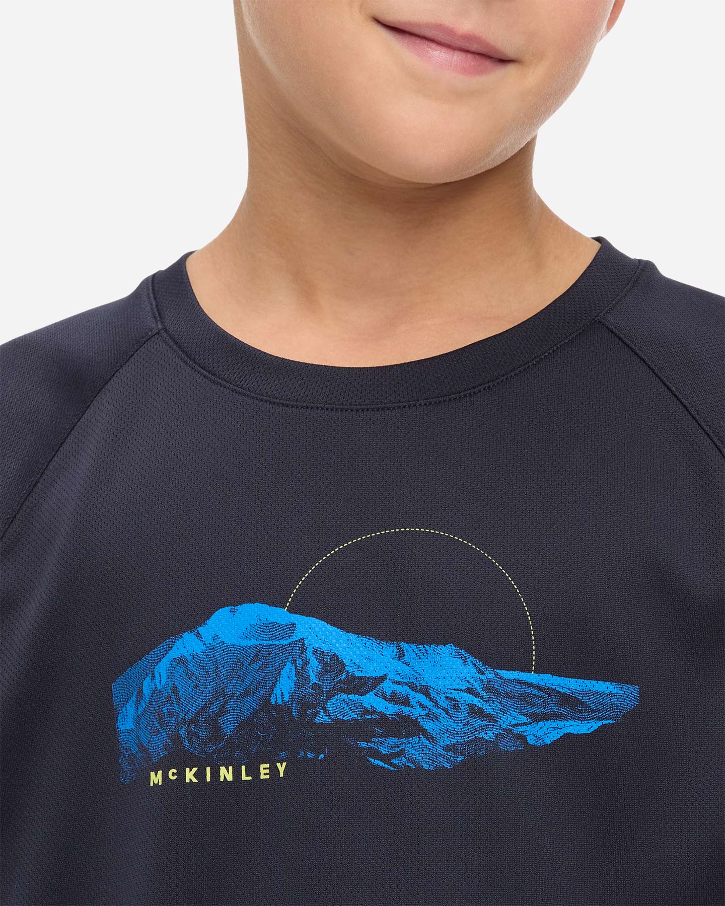 T-shirt MCKINLEY ASTER II JR - Blu Navy - 4 | Cisalfa Sport