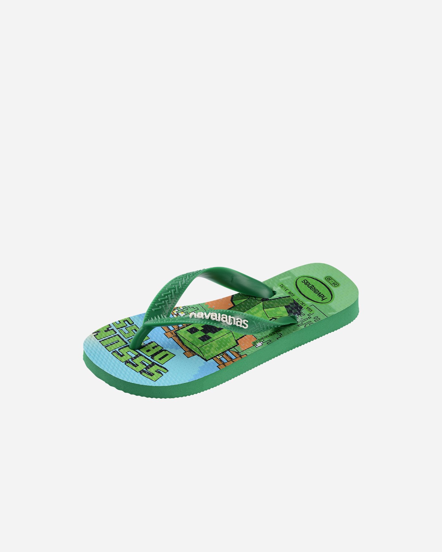 Infradito HAVAIANAS MINECRAFT JR - Verde - 3 | Cisalfa Sport