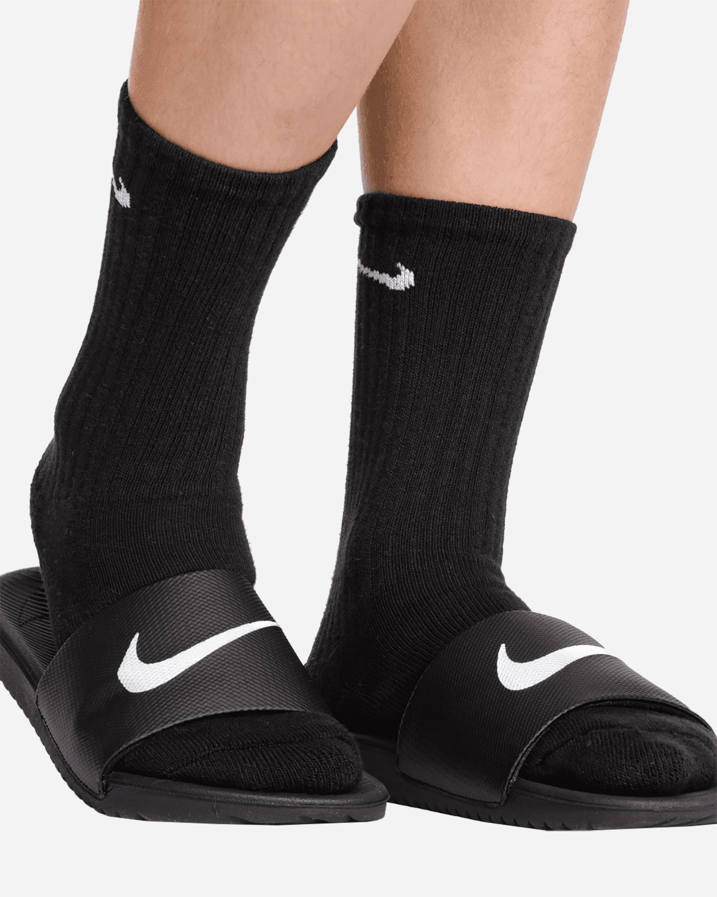 Ciabatte NIKE KAWA GS JR - Nero - 4 | Cisalfa Sport