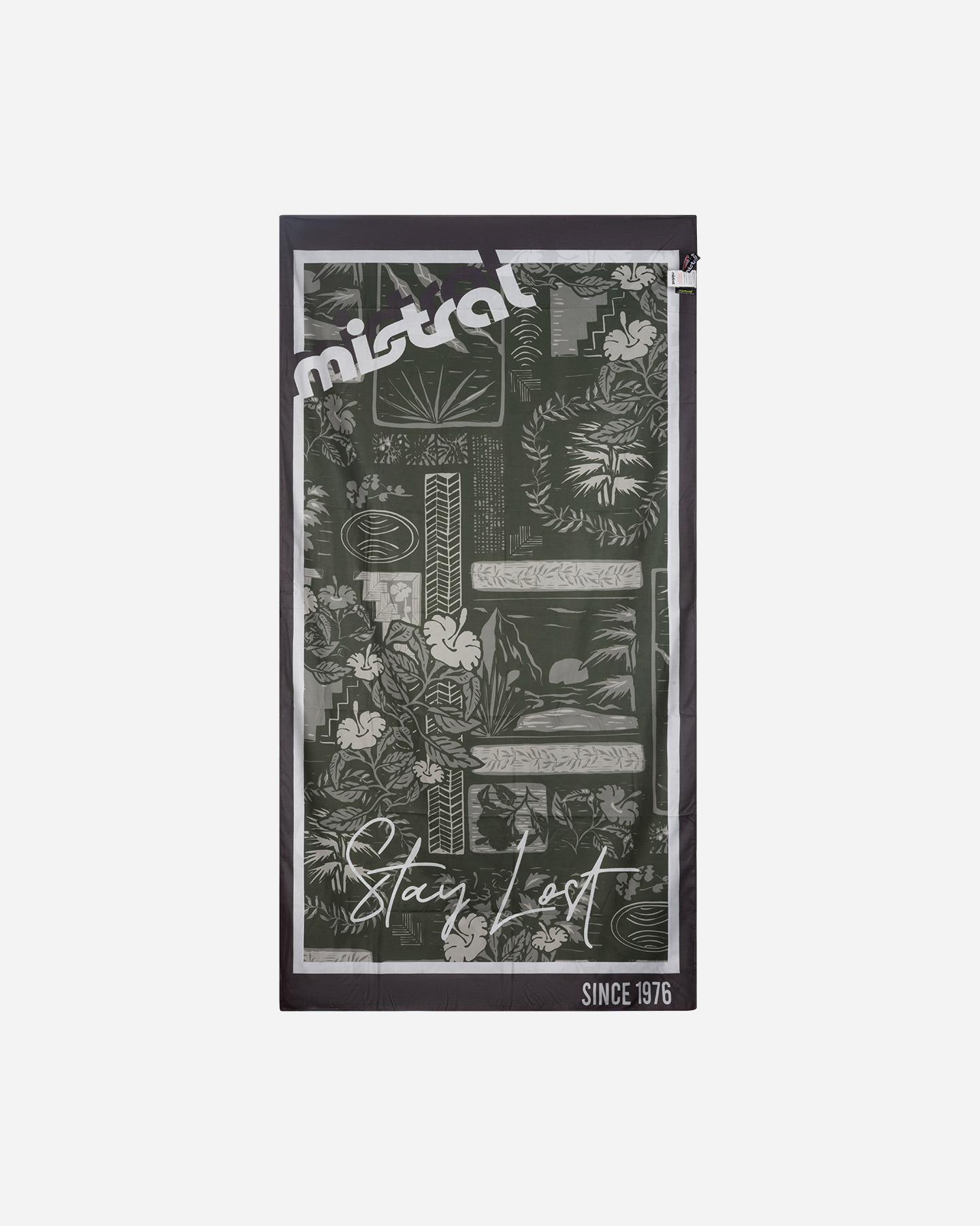 Telo mare MISTRAL MICROFIBRA STAY LOST  - Verde - 1 | Cisalfa Sport