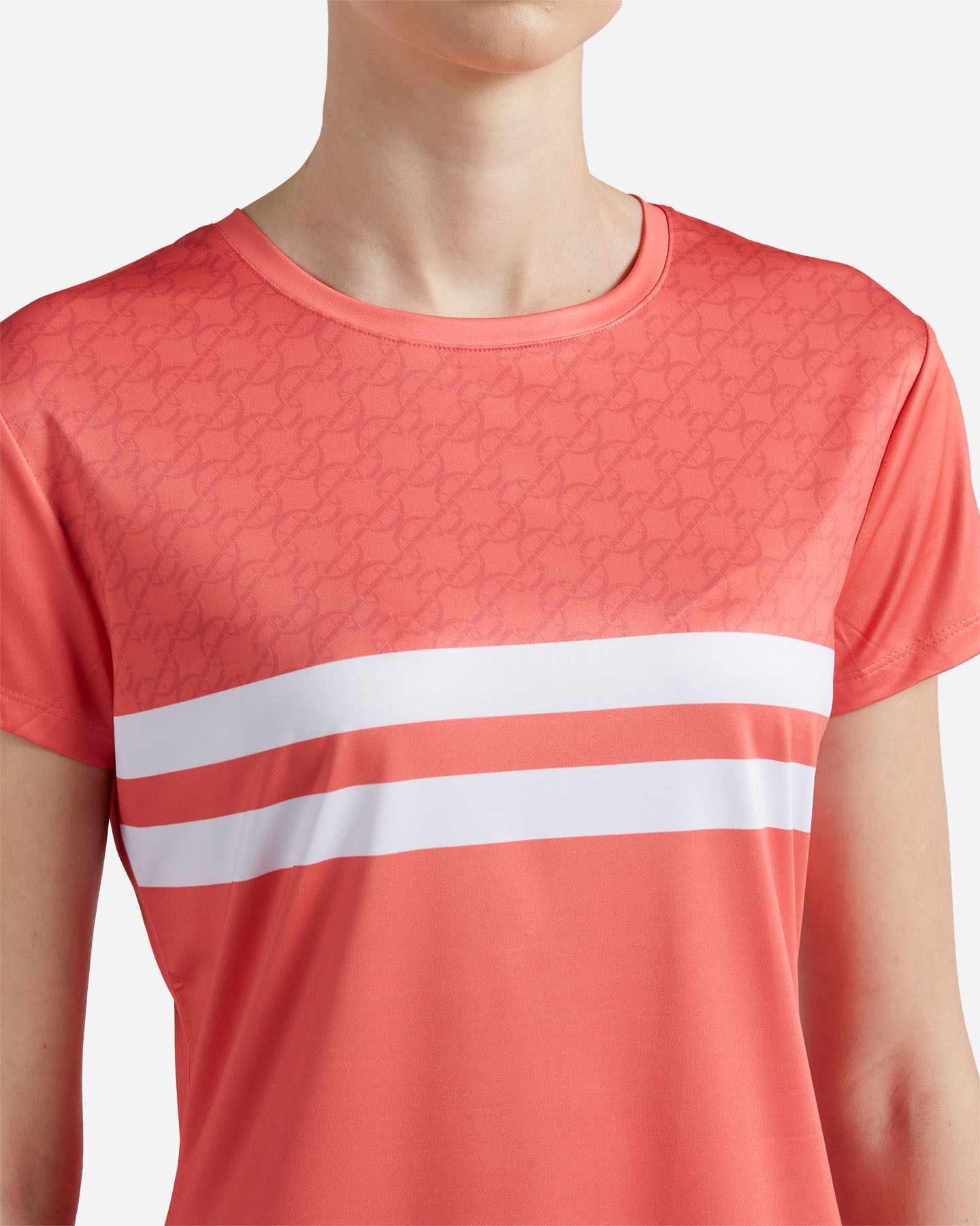 T-shirt tennis ELLESSE CHAIN LOGO W - Rosa - 4 | Cisalfa Sport
