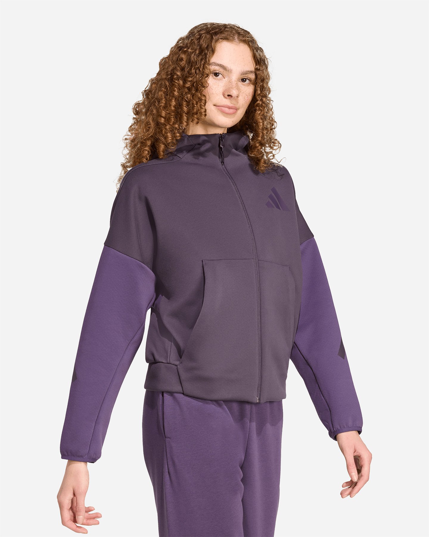 Felpa ADIDAS ZNE W - Viola - 2 | Cisalfa Sport