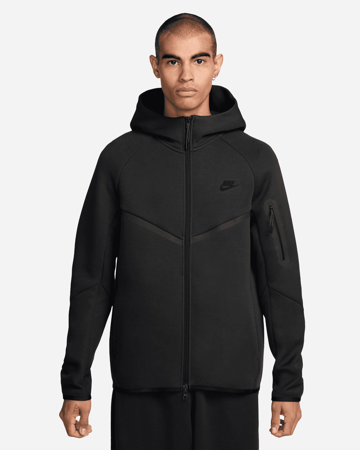 Felpa NIKE TECH FLEECE M - Nero - 0 | Cisalfa Sport