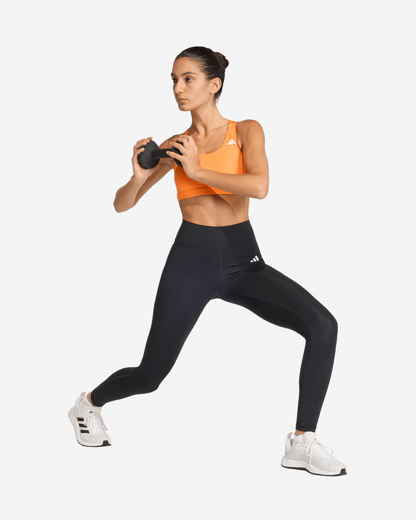 Bra training ADIDAS OPT ESSENTIALS W - Arancione - 4 | Cisalfa Sport