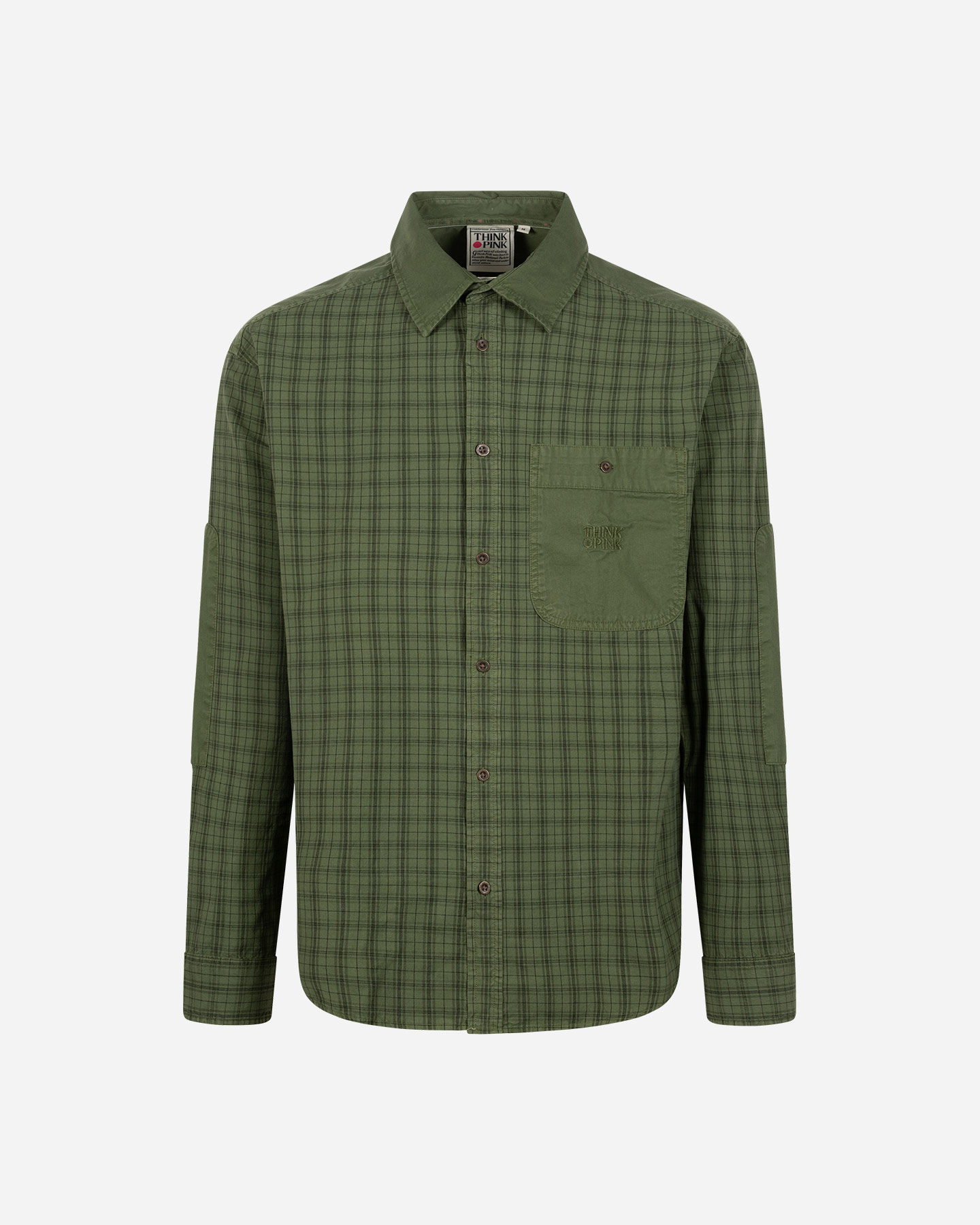 Camicia THINK PINK CHECK SHIRT M - Verde - 0 | Cisalfa Sport