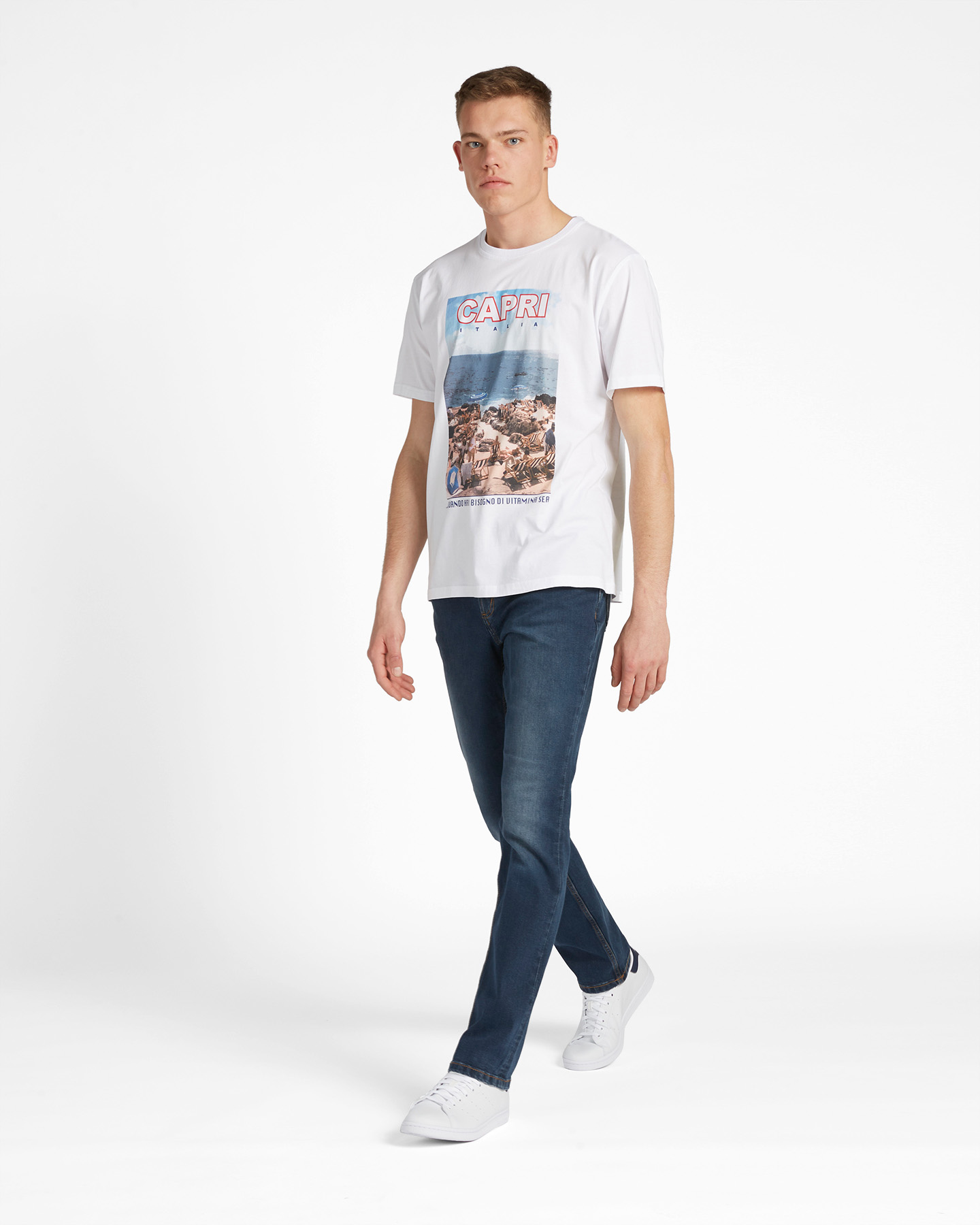 T-shirt BEST COMPANY ST CAPRI M - Bianco - 3 | Cisalfa Sport