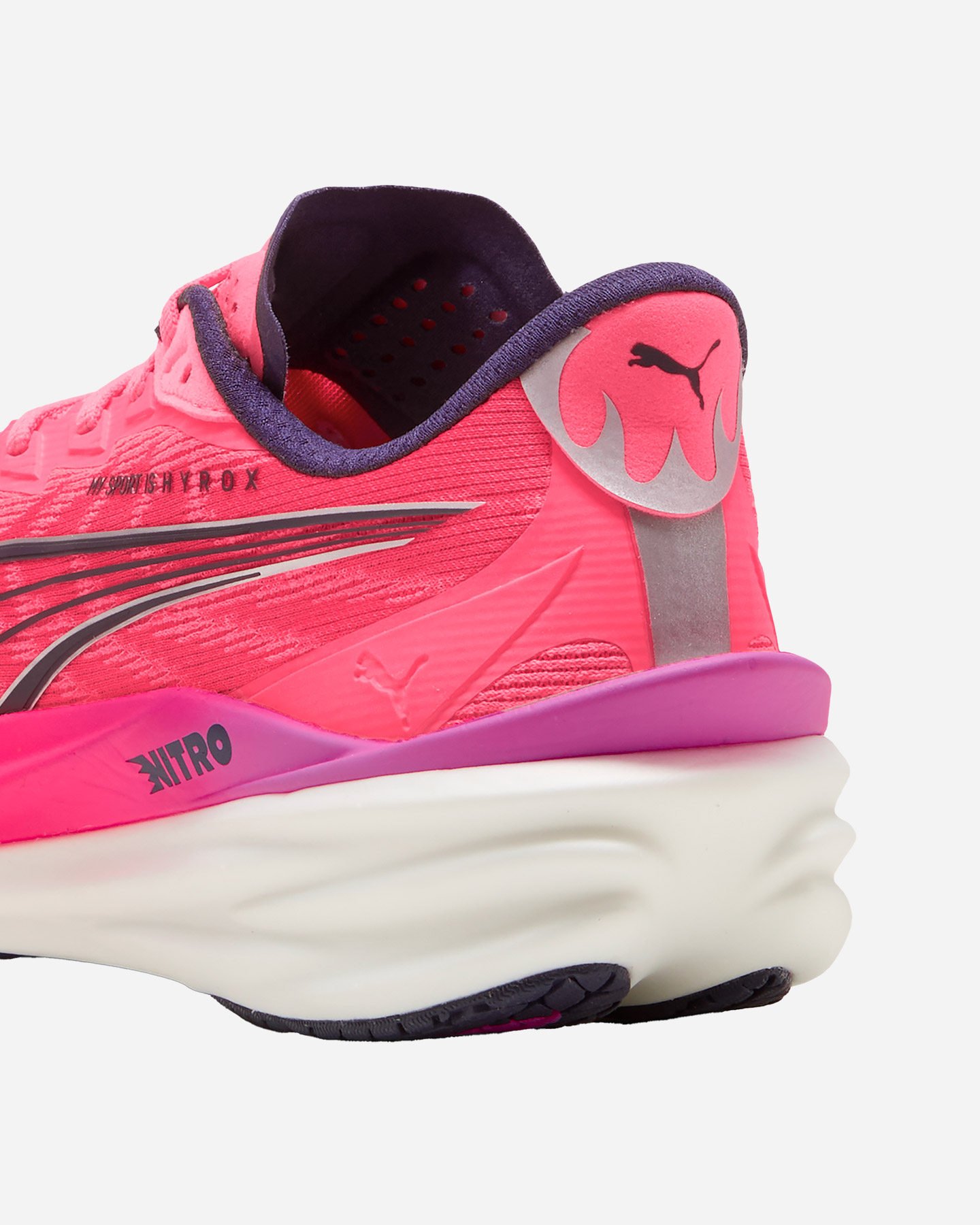 Scarpe running PUMA DEVIATE NITRO 4 HYROX M - Bianco - 5 | Cisalfa Sport